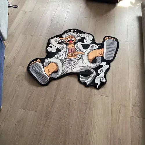 Designer Miyazawa x Riho Cartoon Anime Funny Handmade Carpet Rug Size ONE SIZE - 2 Thumbnail