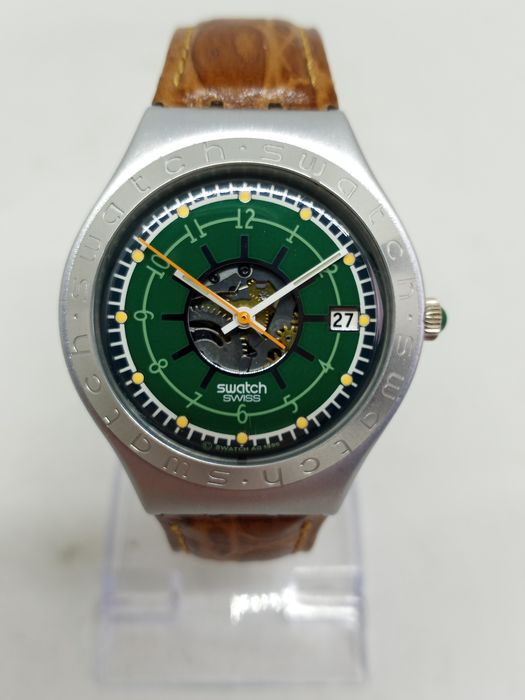 swatch-vintage-1995-swatch-irony-ygs400c-happy-joe-37mm-watch-grailed