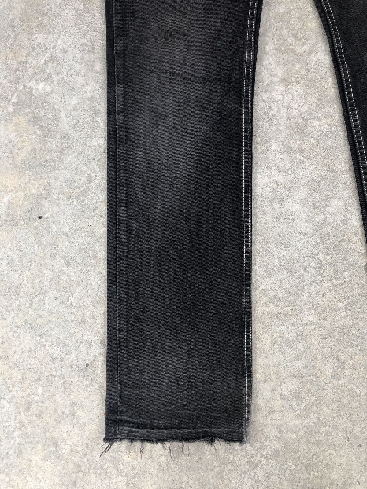 Japanese Brand Japanese Herritage Double Waist White Stitch Distressed Size US 32 / EU 48 - 6 Thumbnail