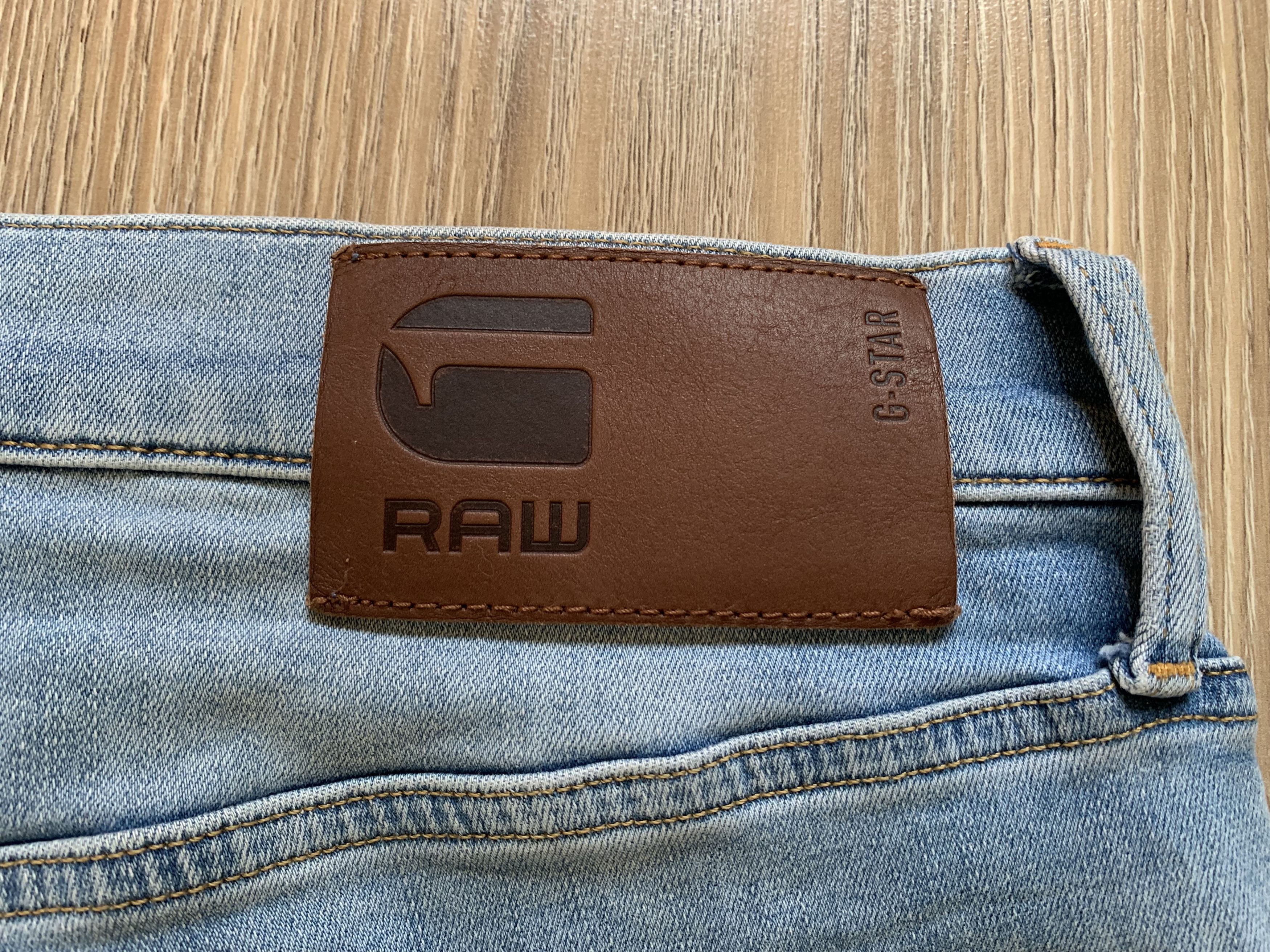 G-Star × Vintage G Star Raw 3301 Slim Denim Jeans Size US 34 / EU 50 - 7 Thumbnail