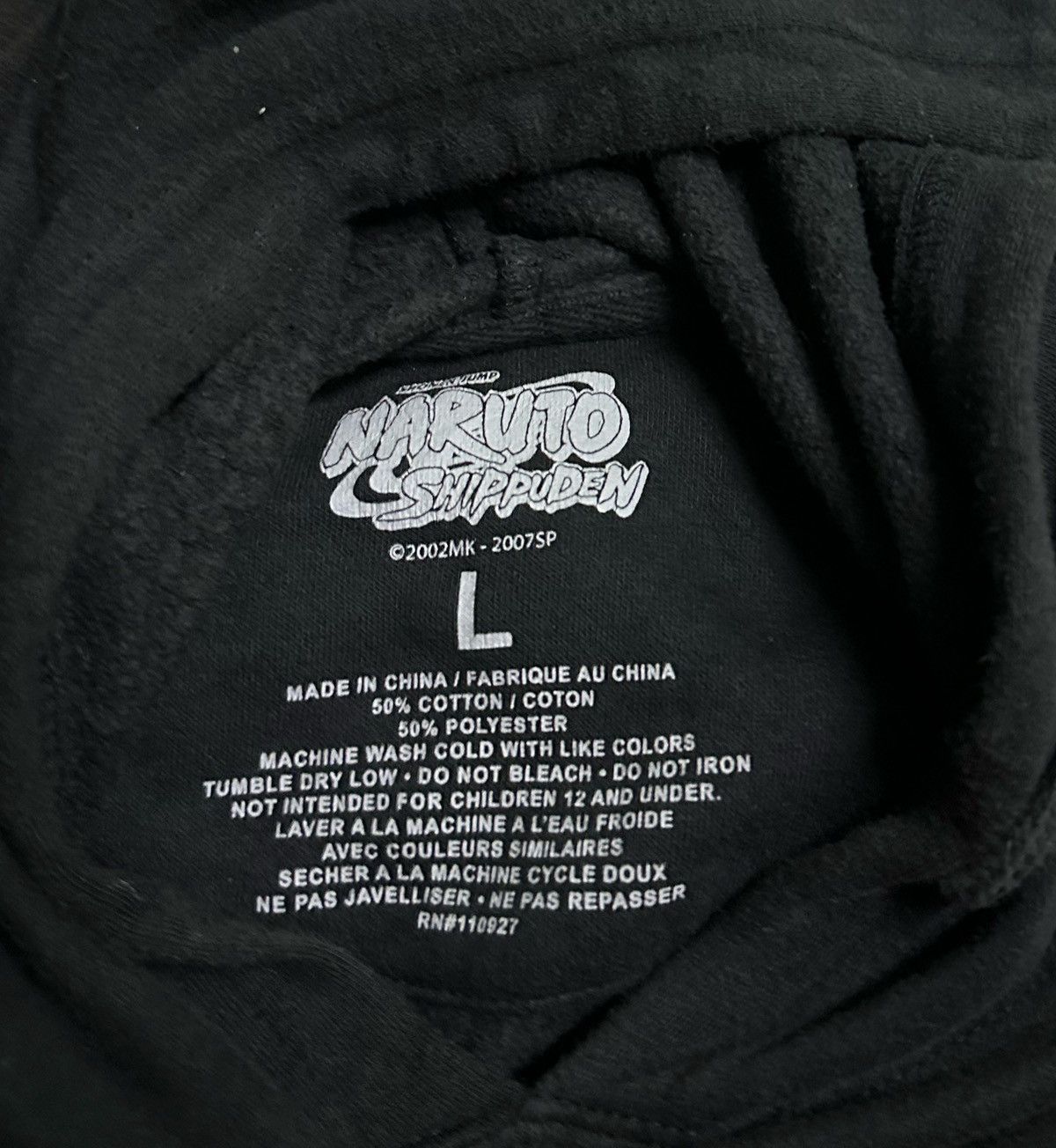 Cartoon Network Naruto pullover backhit hoodie Size US L / EU 52-54 / 3 - 5 Thumbnail