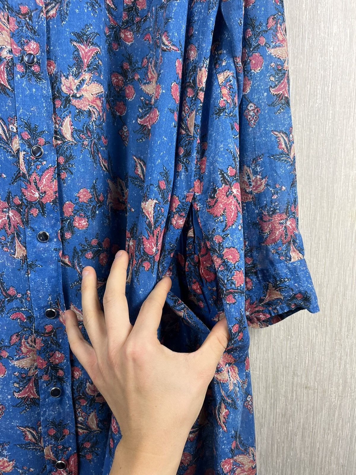 Designer × Isabel Marant × Isabel Marant Etoile Isabel Marant Etoile floral maxi dress button up dungarees Size M / US 6-8 / IT 42-44 - 13 Thumbnail