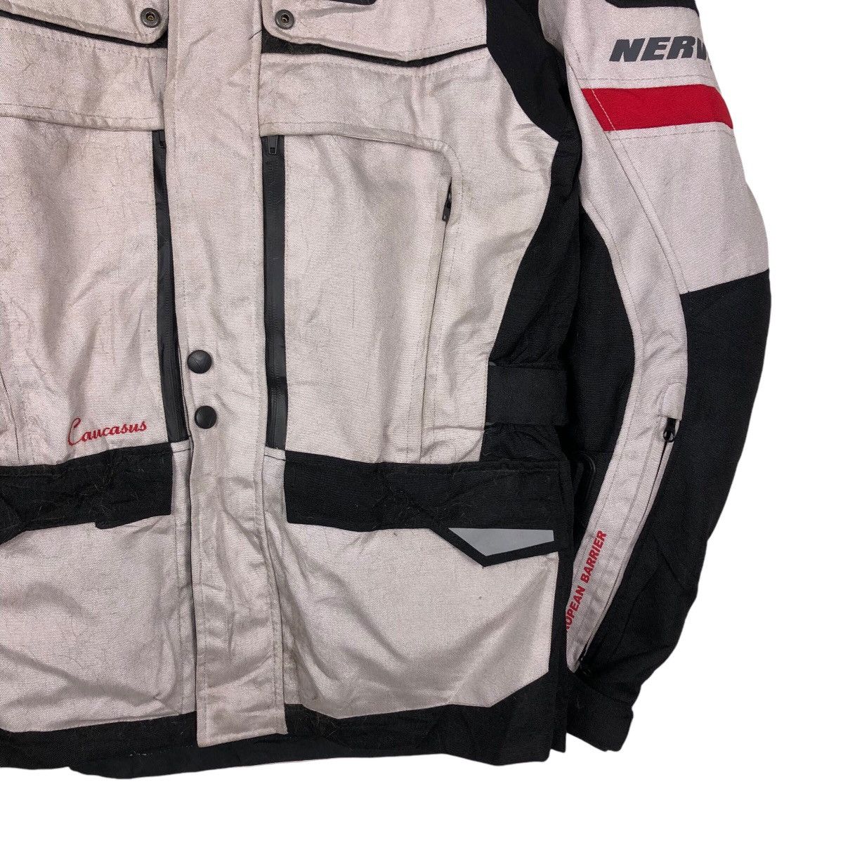 Hein Gericke × Japanese Brand 📌Vintage Biker Jacket Motor Cross Racing Nerve Issey Miyake Size US XL / EU 56 / 4 - 6 Thumbnail