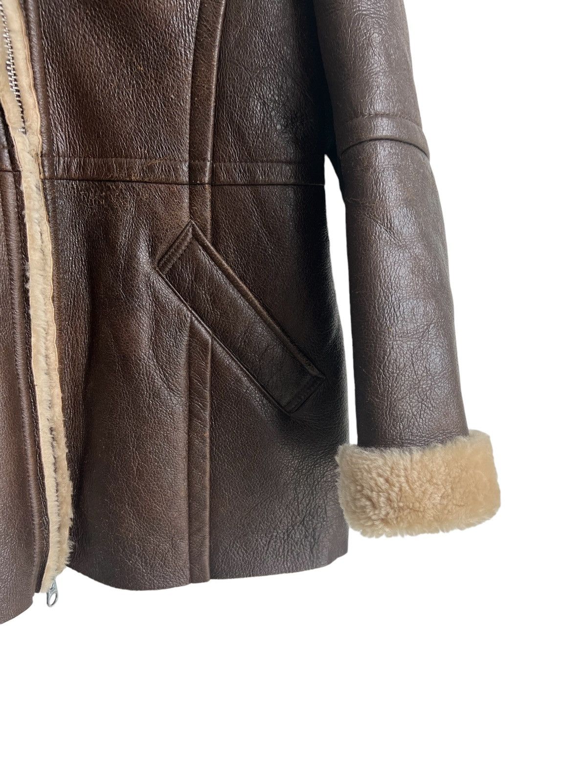 Comme des Garcons RARE Collection Zucca Sheepskin Shearling B-3 Long Jacket Size US M / EU 48-50 / 2 - 9 Thumbnail