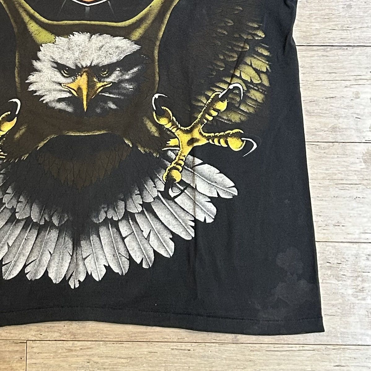 Harley Davidson × Vintage 1990’s Harley Davidson T-shirt Made In USA Size US L / EU 52-54 / 3 - 4 Thumbnail
