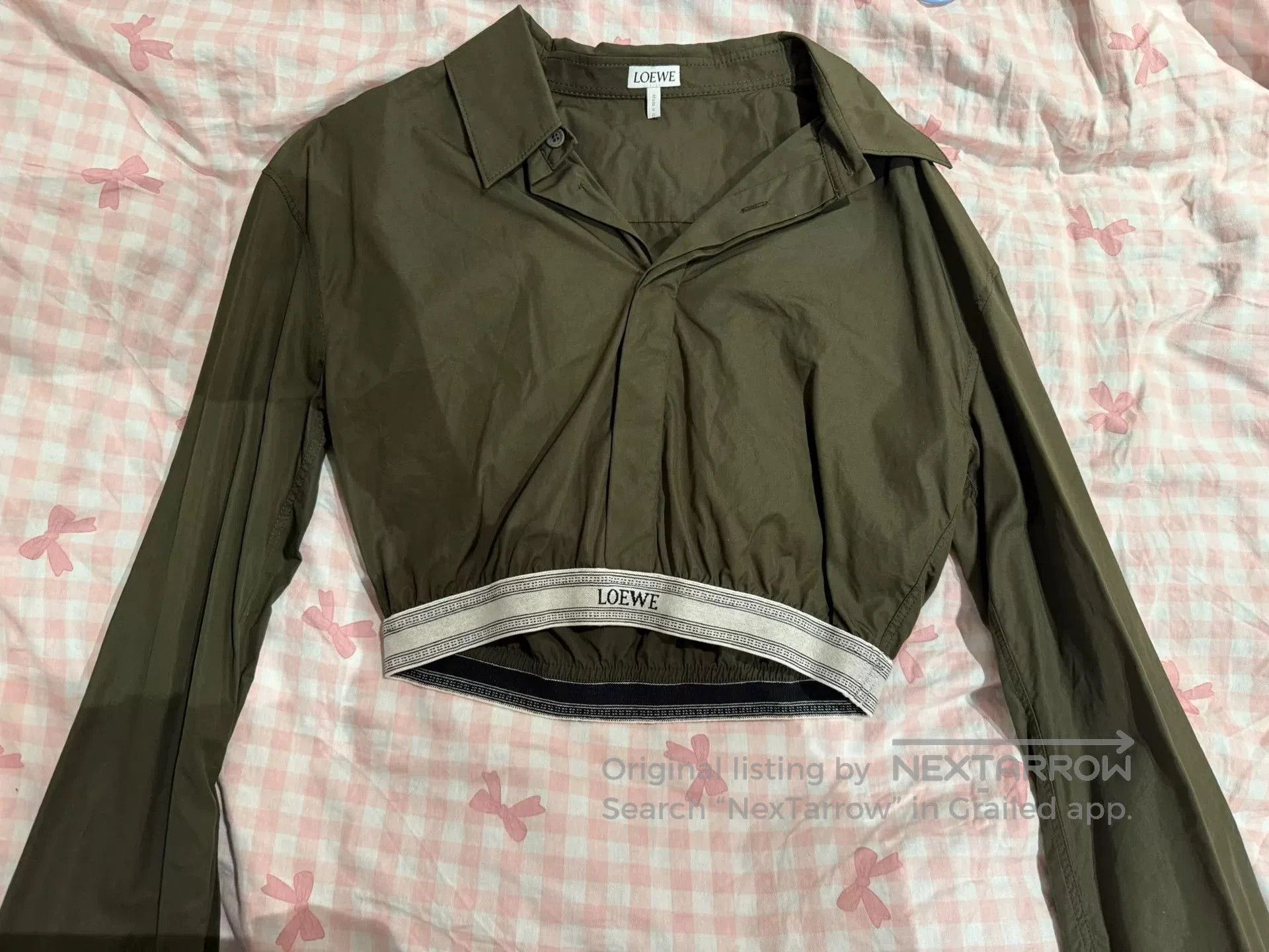 Loewe Loewe Military Green XS Shirt. Size US XS / EU 42 / 0 - 2 Thumbnail