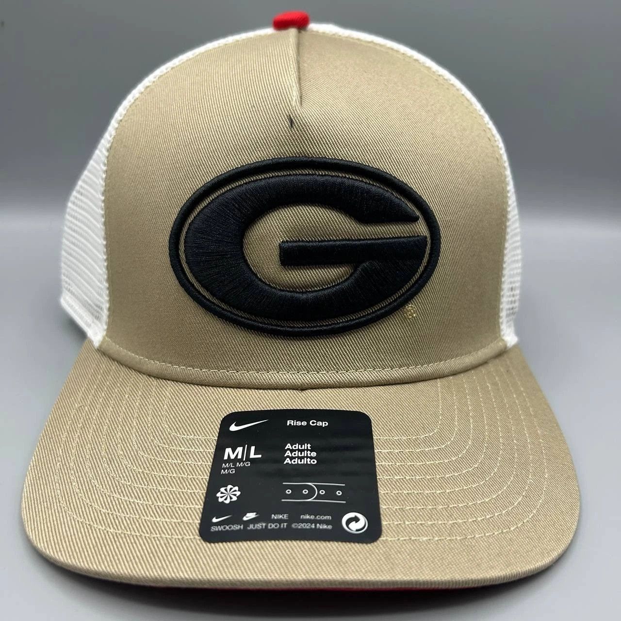 Nike Georgia Bulldogs x Nike Rise Trucker Hat Men M-L Snap Back Size ONE SIZE - 1 Thumbnail
