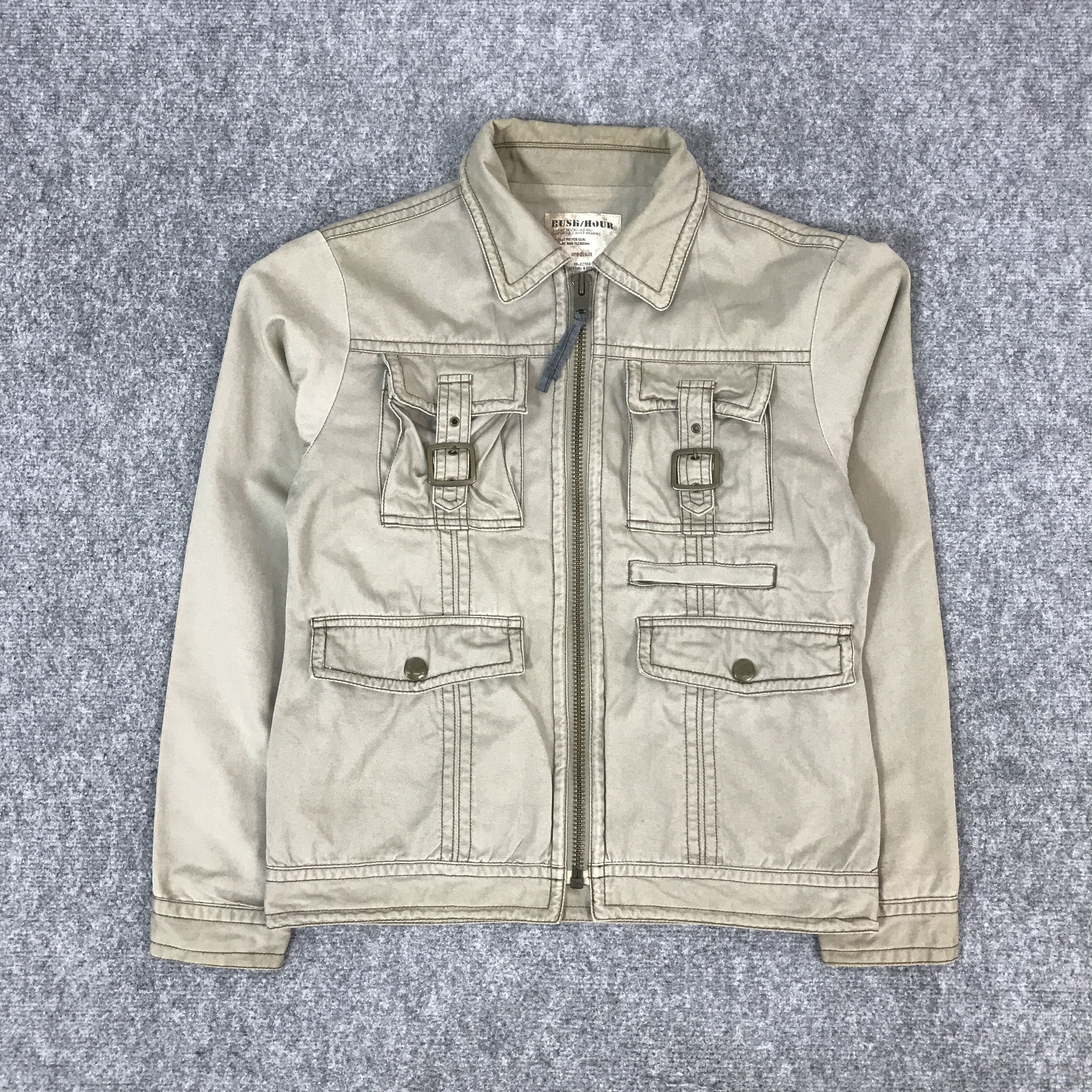 Japanese Brand RUSH HOUR POCKET M65 STYLE JACKET Size US M / EU 48-50 / 2 - 1 Thumbnail