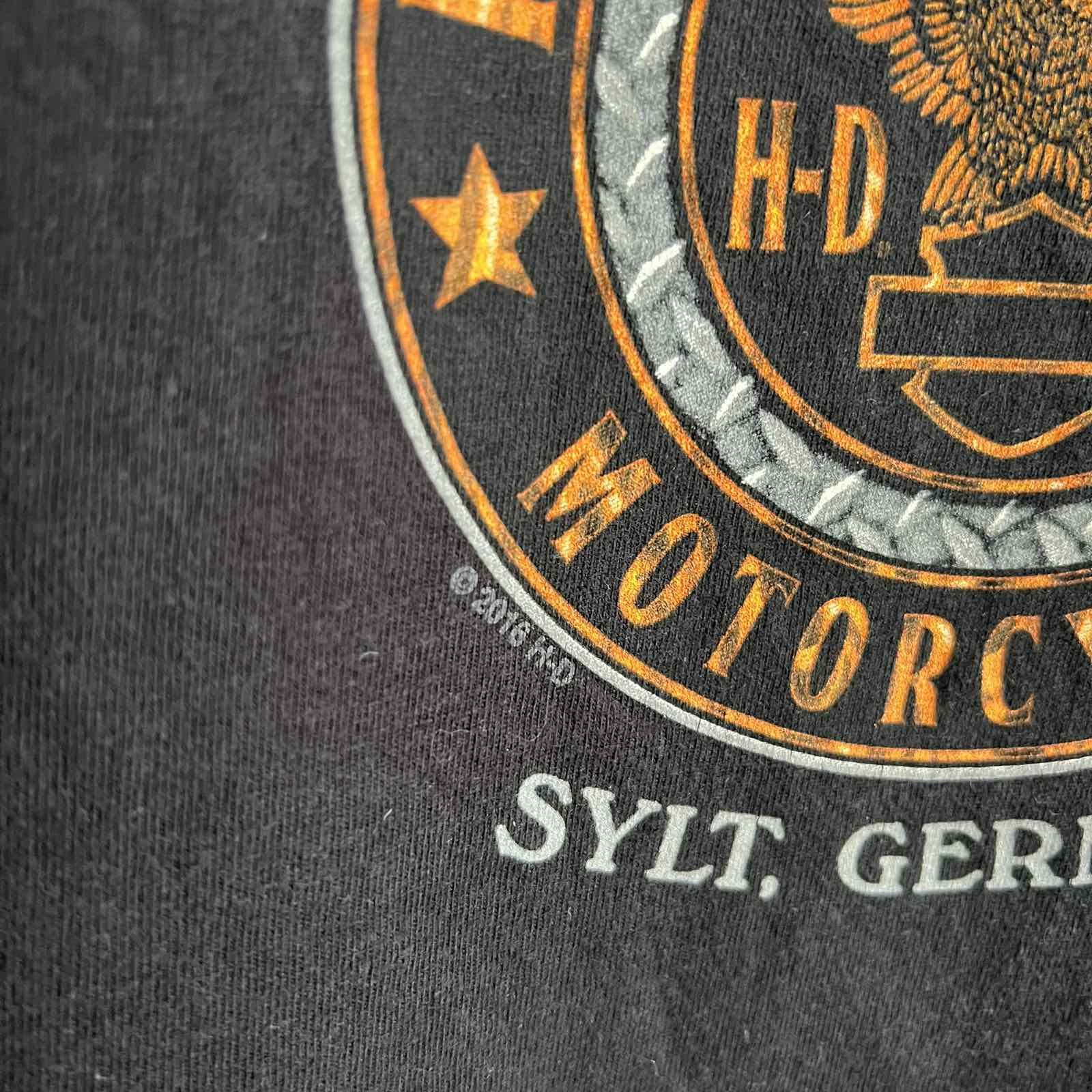 Harley Davidson Vintage Harley Davidson Motorcycle Bulldog T-shirt Size US L / EU 52-54 / 3 - 7 Thumbnail