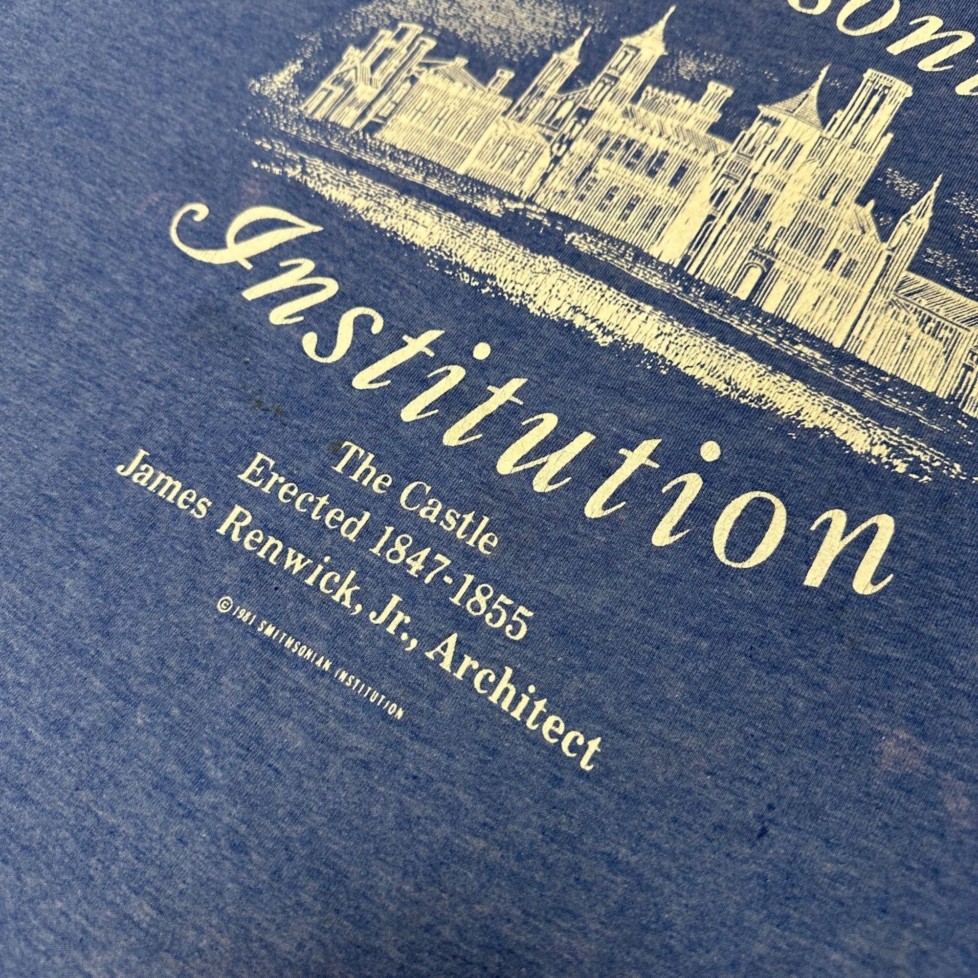 Vintage Vintage 1981 Smithsonian Institution The Castle James Renwic Size US L / EU 52-54 / 3 - 2 Thumbnail