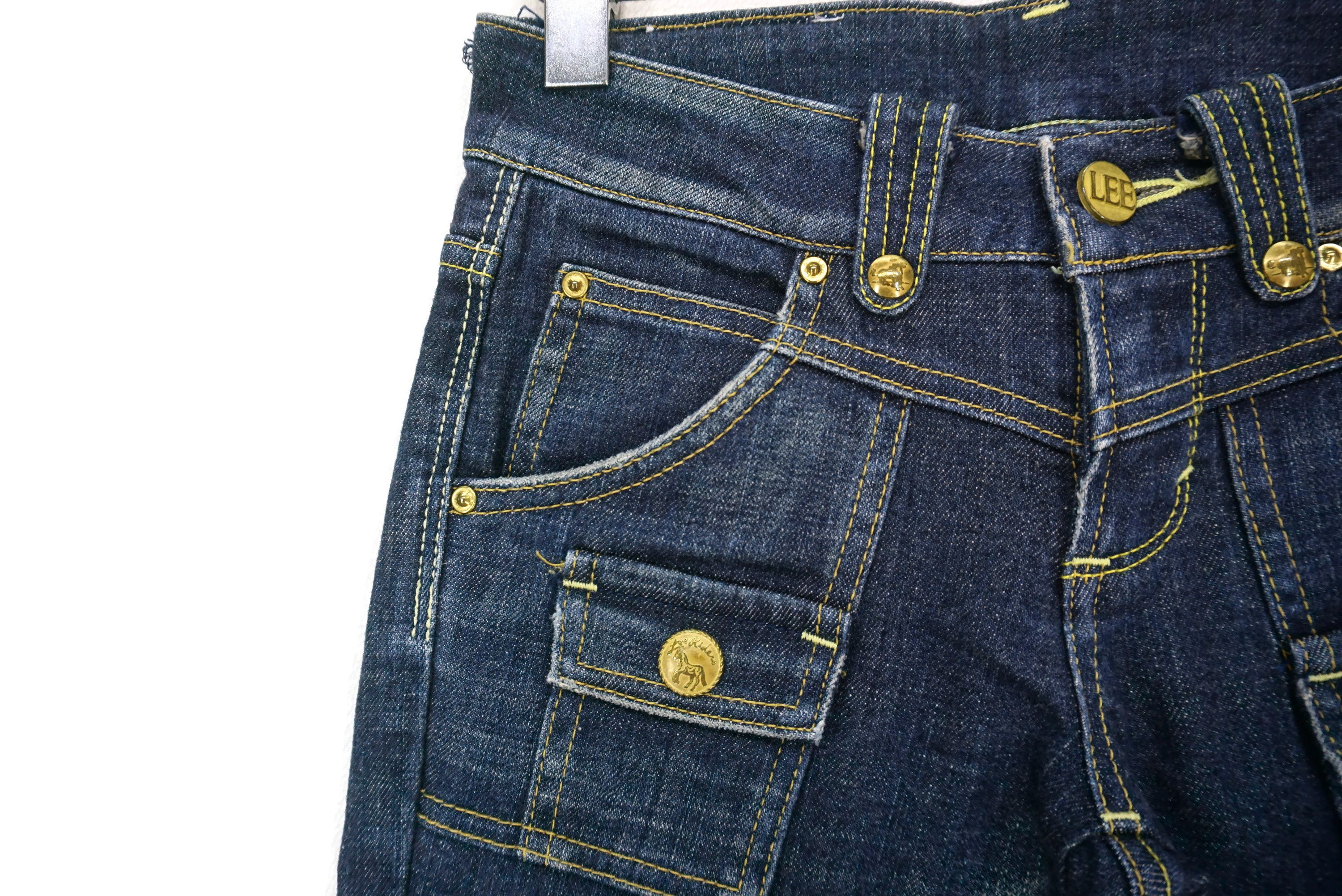 Lee Riders Jeans fits W27xL30 Low Rise Bootcut Baker Denim Size 24" / US 00 / IT 34 - 4 Thumbnail