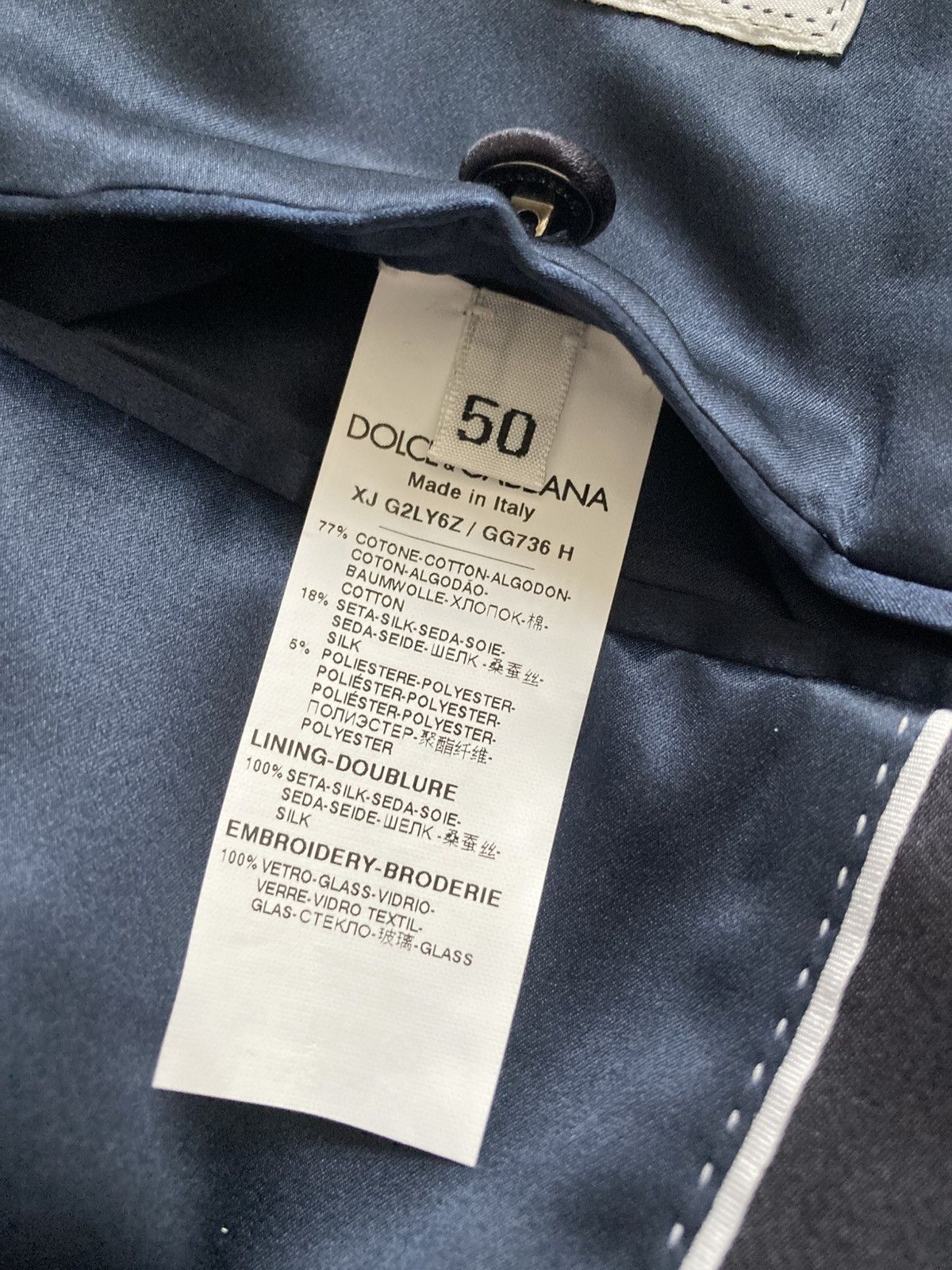 Dolce & Gabbana Single-breasted Martini-fit jacket Size 50R - 12 Thumbnail
