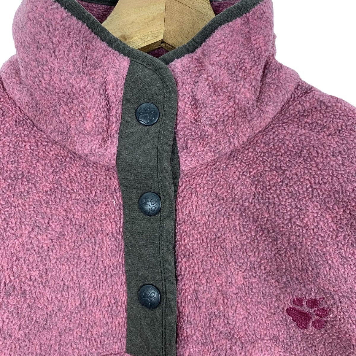 Jack Wolfskin × Vintage Vintage JACK WOLFSKIN Outdoor Fleece Half Button Sweatshirt Size US M / EU 48-50 / 2 - 6 Thumbnail