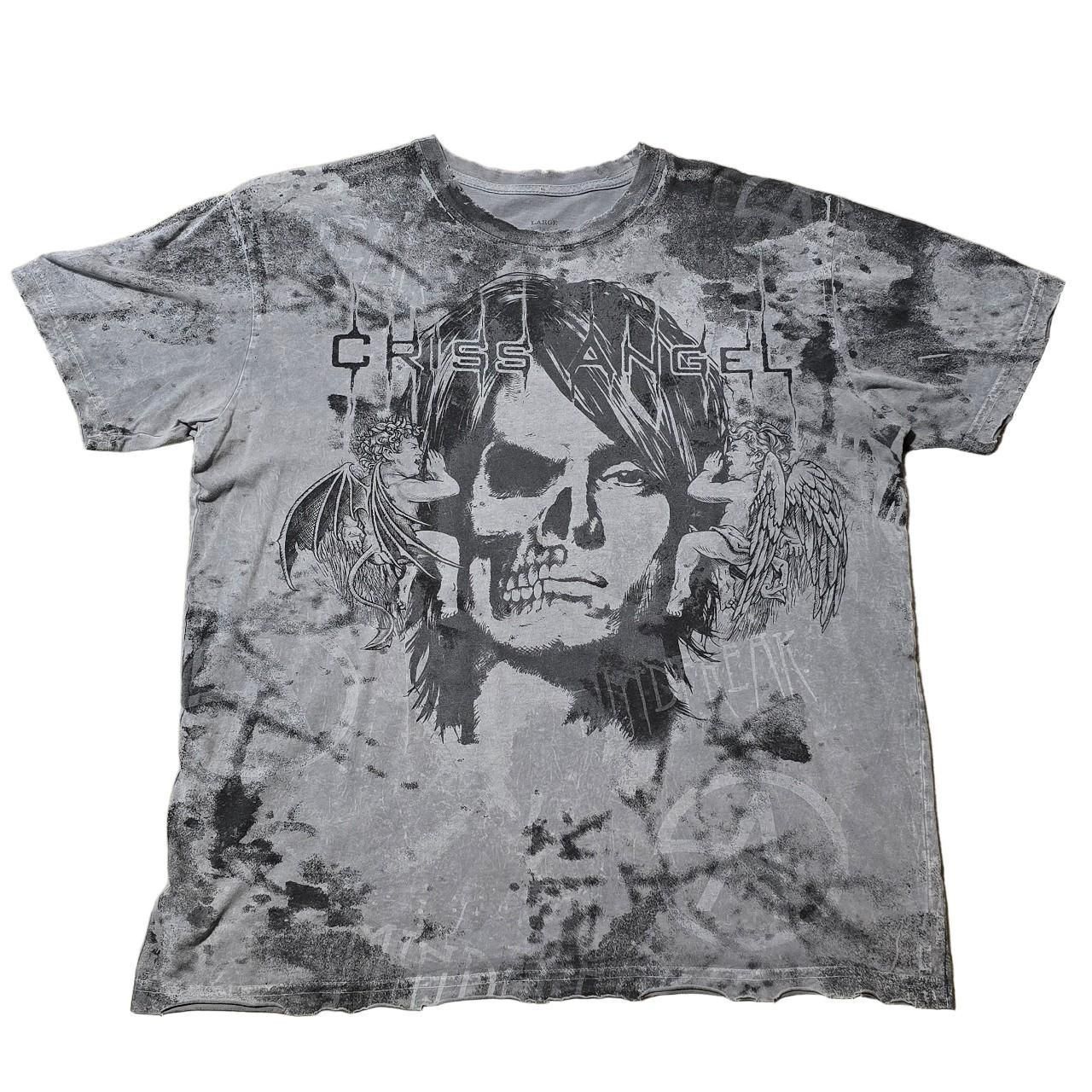 Affliction Affliction Men's Grey and Black T-shirt Size US L / EU 52-54 / 3 - 1 Thumbnail
