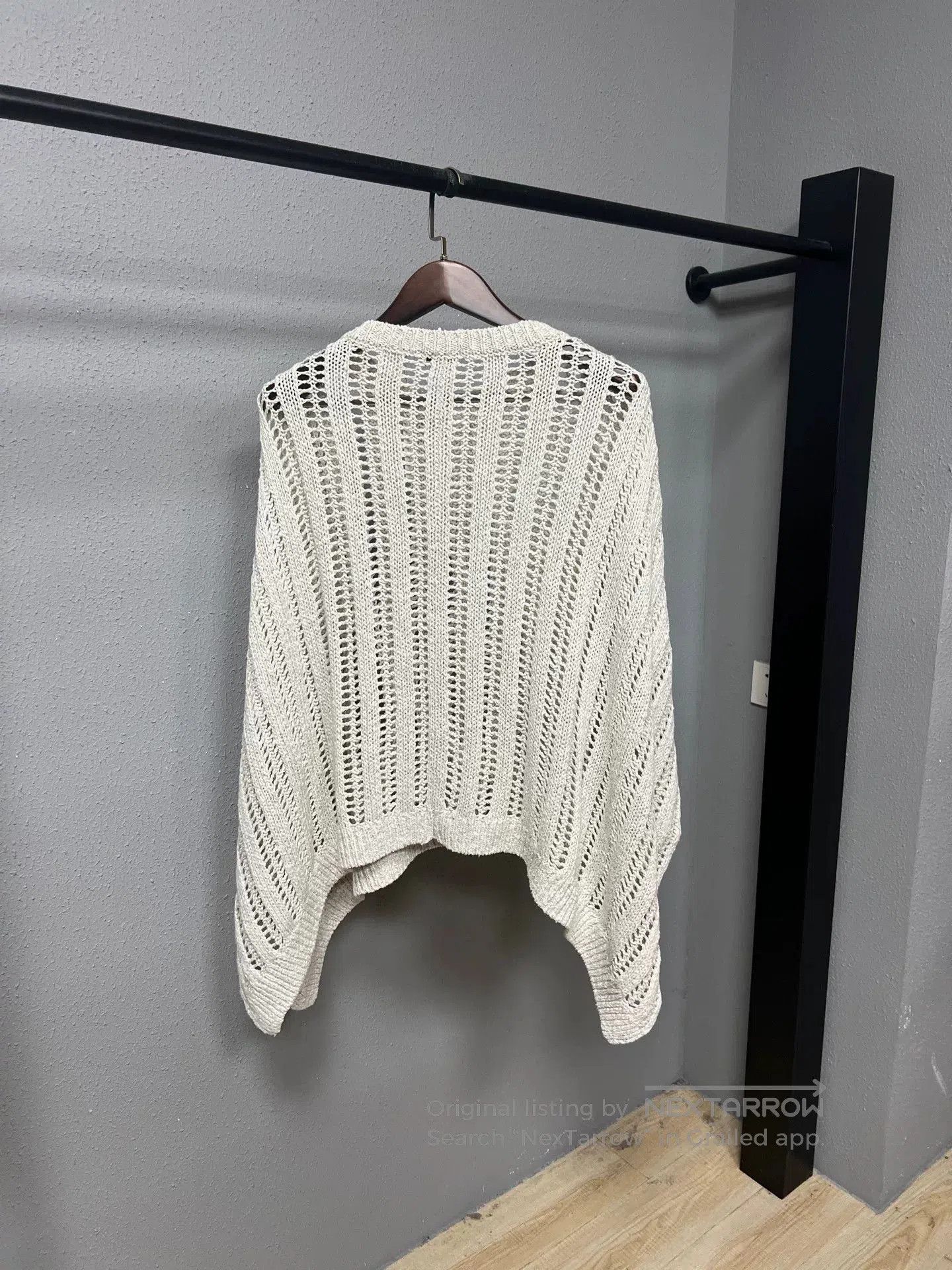 Brunello Cucinelli Brunello Cucinelli Sequin Knit Logo Cape. Size S / US 4 / IT 40 - 2 Thumbnail
