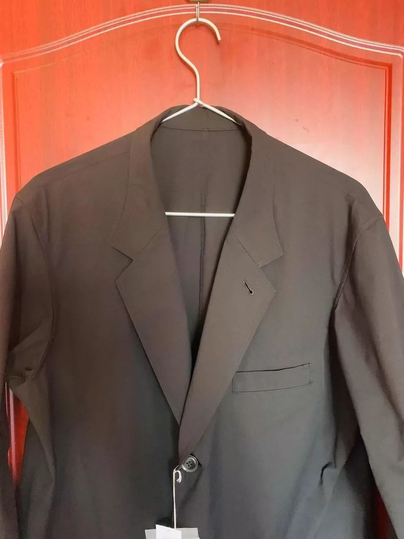 Yohji Yamamoto Yohji Yamamoto Yohji Yamamoto Black Suit Jacket for Sale Size US M / EU 48-50 / 2 - 2 Thumbnail