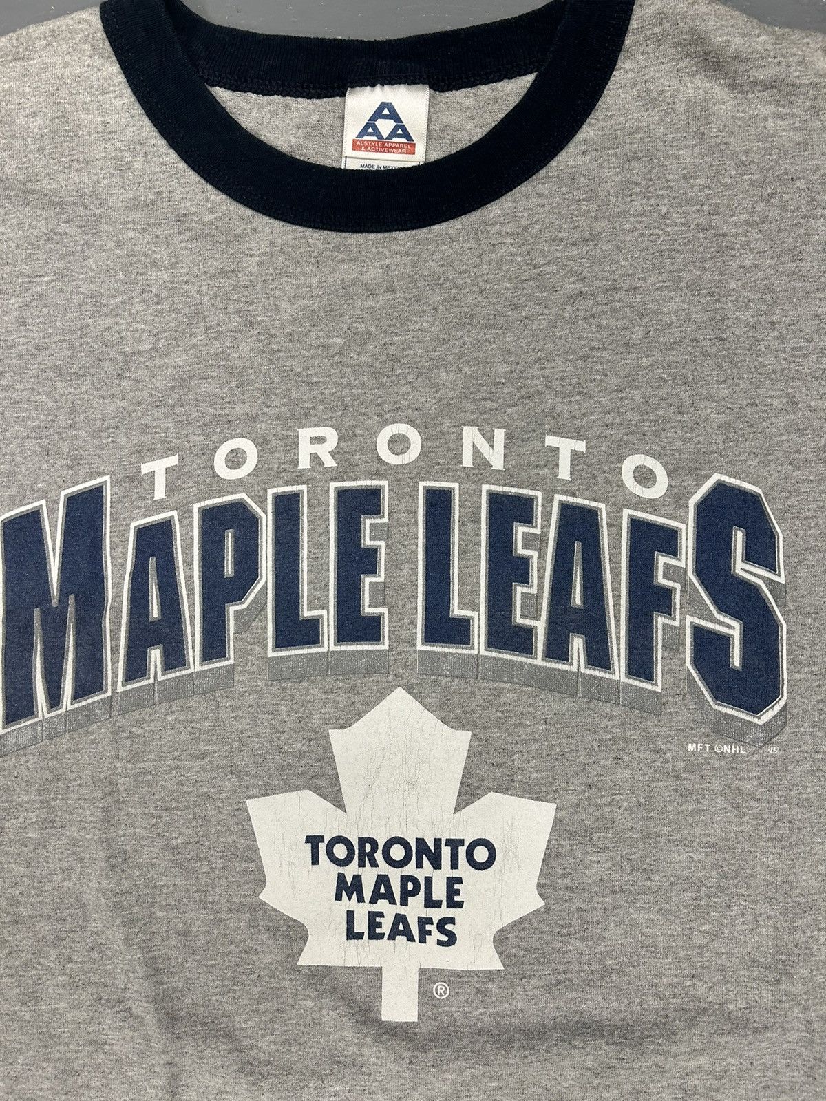 NHL × Vintage Crazy Vintage 90s Essential Toronto Maple Leafs NHL Shirt Size US L / EU 52-54 / 3 - 2 Thumbnail