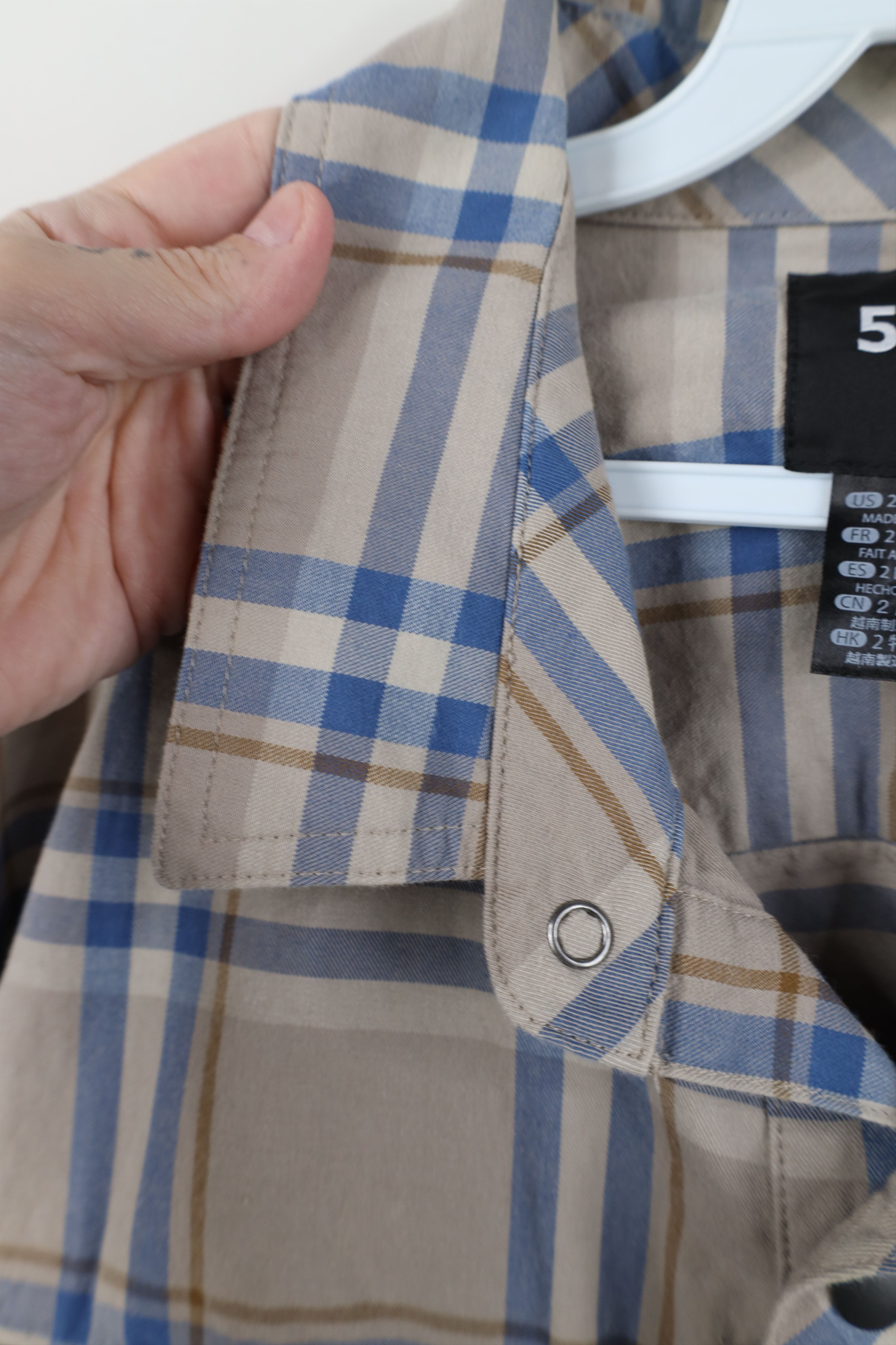Vintage 5.11 Tactical Series Gunner Snap Button Shirt Plaid Size US XXL / EU 58 / 5 - 11 Thumbnail