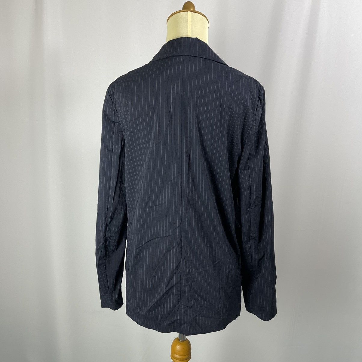Club Monaco Club Monaco Pinstripe Black Blazer Size L / US 10 / IT 46 - 4 Thumbnail