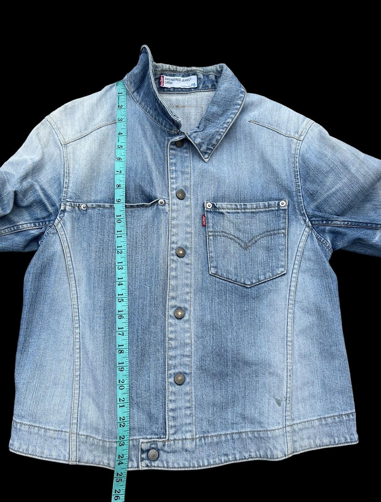 Japanese Brand 2002 Levi’s Engineer Teenage Riot Fade Trashed Denim Jacket Size US M / EU 48-50 / 2 - 4 Thumbnail