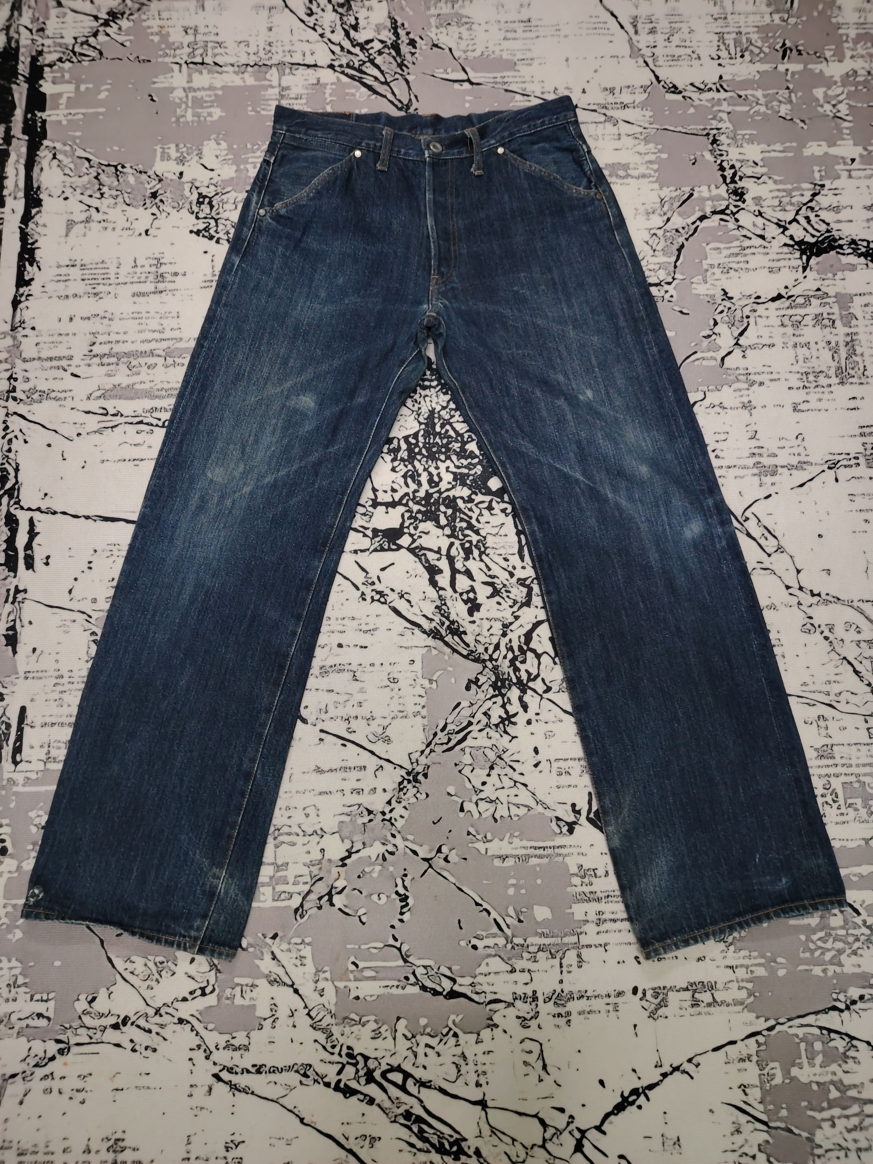 Japanese Brand VINTAGE VIRUS DENIM LINE SELVEDGE JEANS Size US 32 / EU 48 - 1 Thumbnail