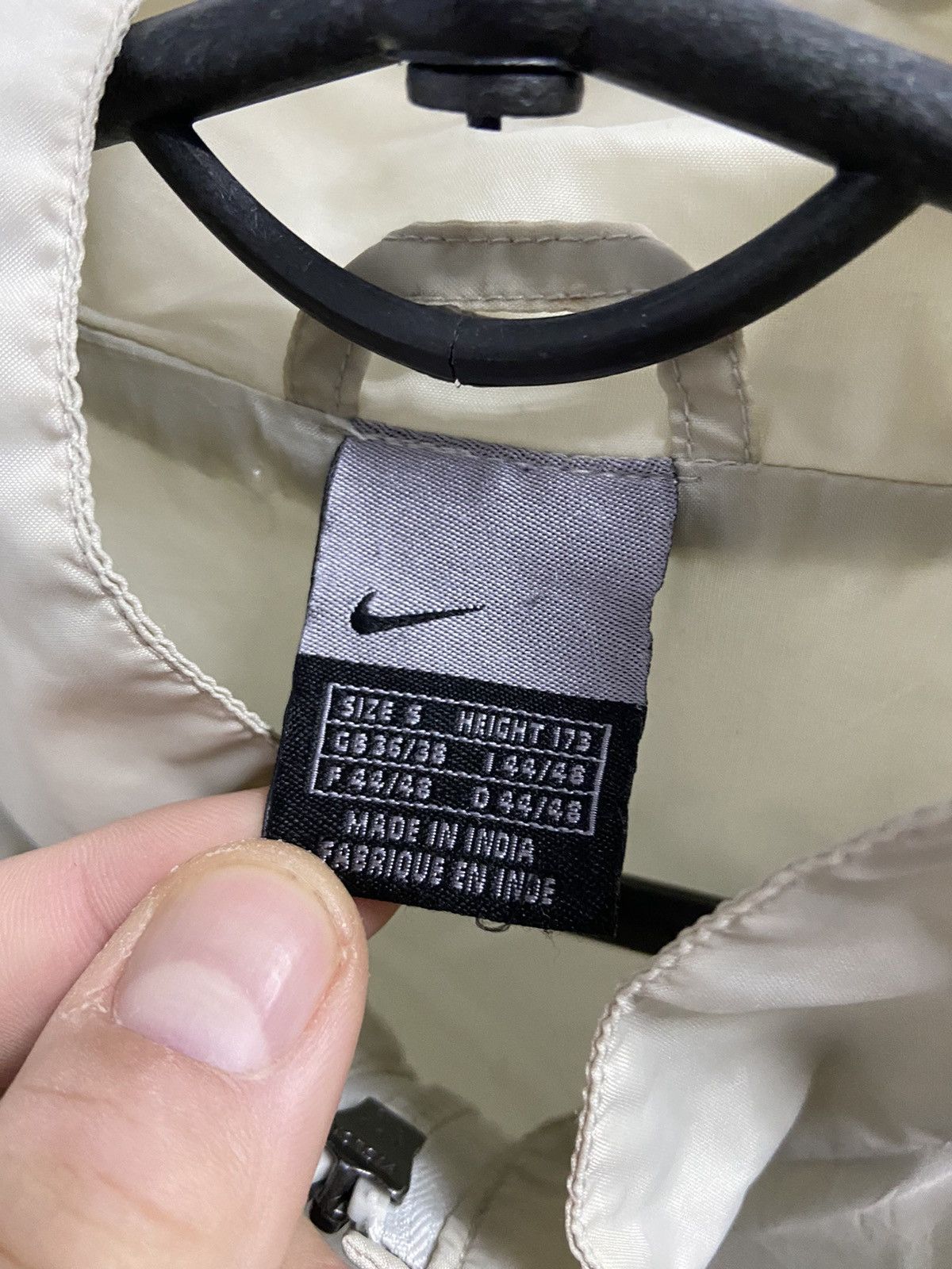 Nike × Vintage Nike Jacket Nylon Vintage Big Logo Zip Size US S / EU 44-46 / 1 - 6 Thumbnail