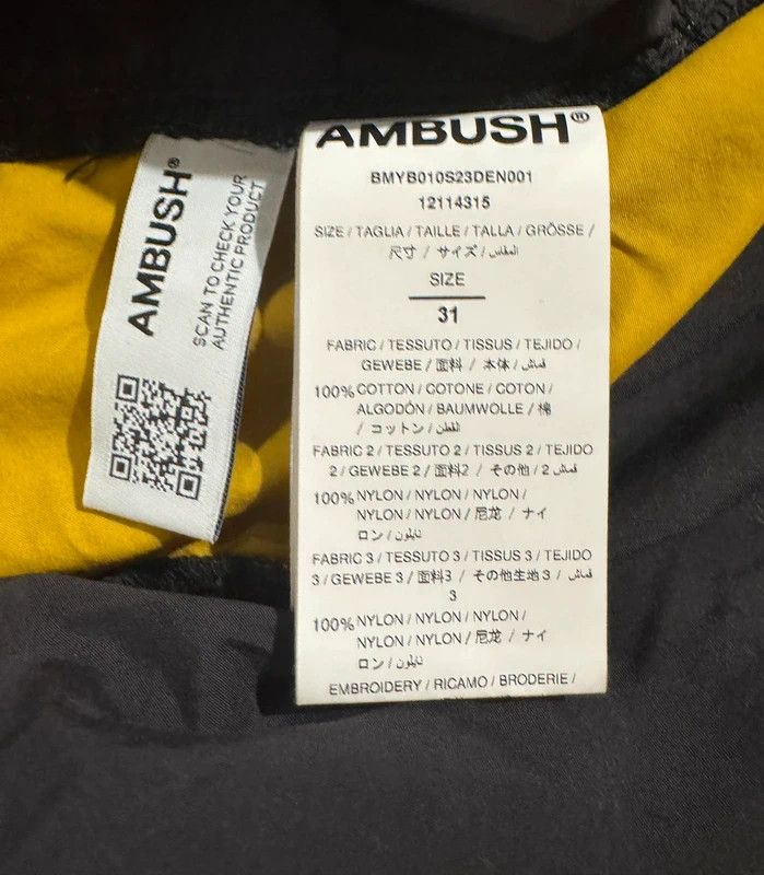 Balenciaga AMBUSH DENIM/NYLON TRACK PANTS BALENCIAGA VIBE Size US 31 - 3 Thumbnail