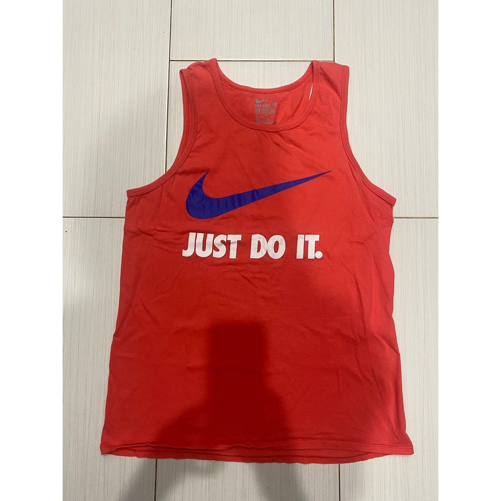 Nike Womens sz Medium Pink and Blue Swoosh The Nike Tee Just Do I Size M / US 6-8 / IT 42-44 - 1 Thumbnail