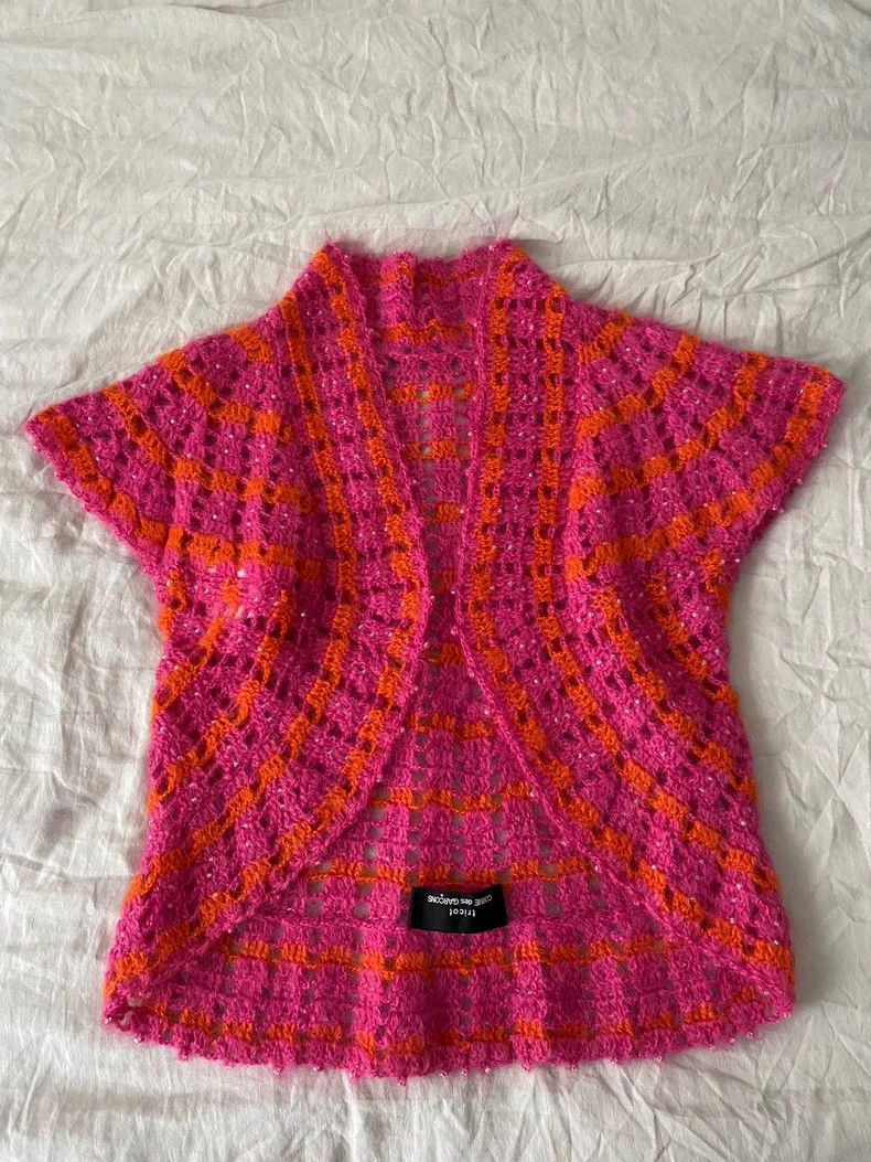 Comme des Garcons comme des garcons Pink bead knitted sweater 2503-Nextarrow Size S / US 4 / IT 40 - 9 Thumbnail