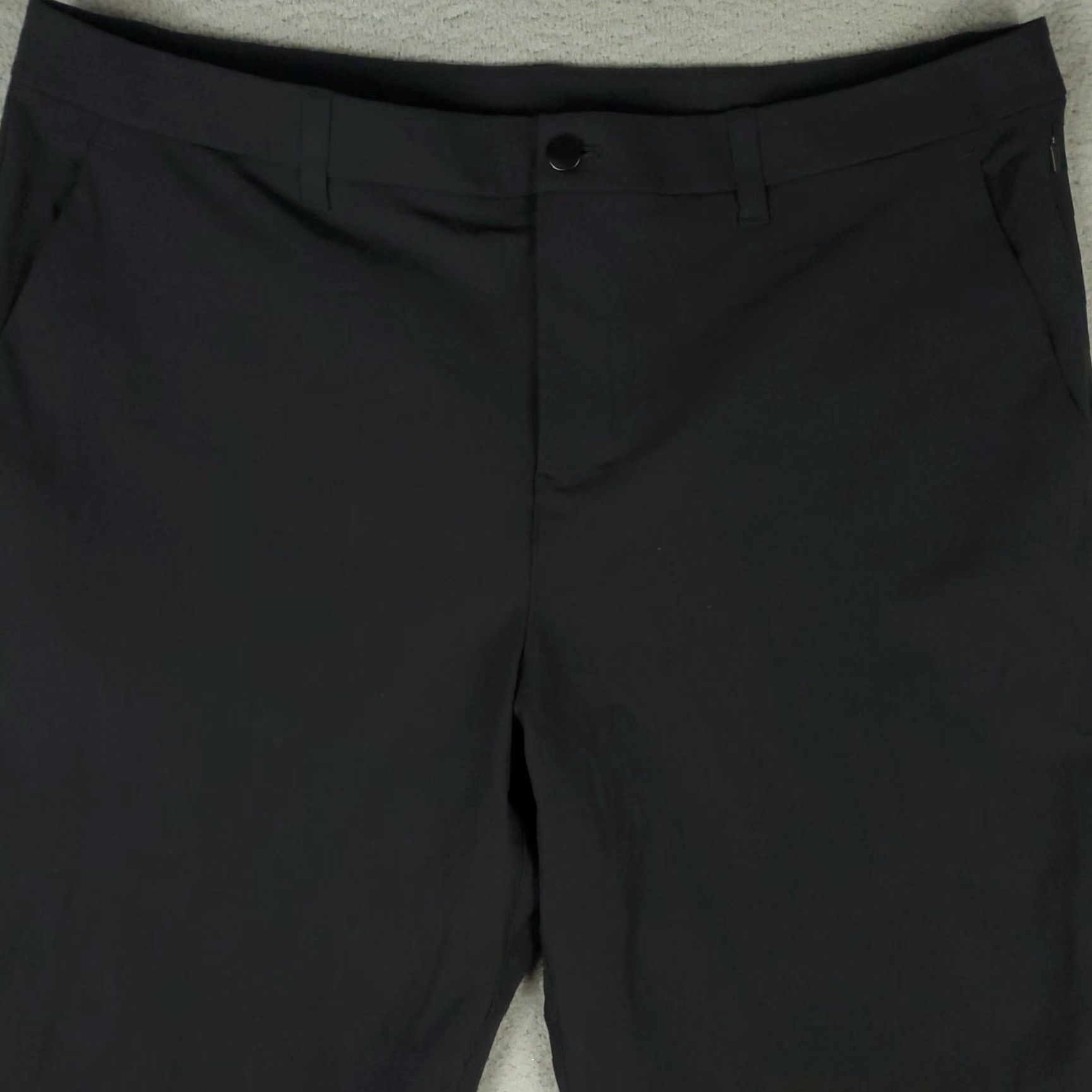 Lululemon Lululemon Pants Mens 38x35 Black Chino Trousers Flat Front Zip Pockets Regular Size US 38 / EU 54 - 2 Thumbnail