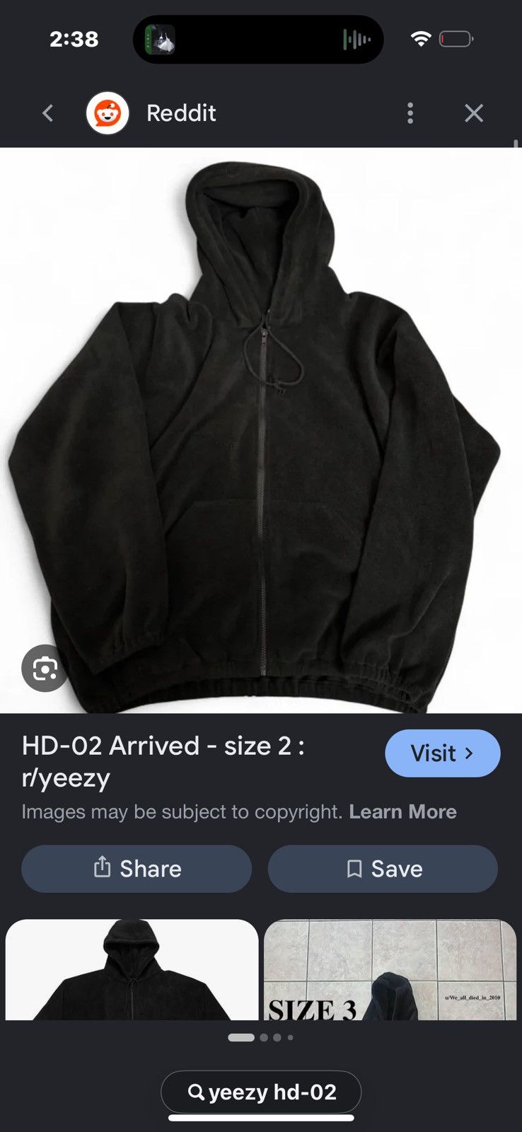 Yeezy Hd-02 size2 yeezy cotton zipup ShipsDayOf Size US L / EU 52-54 / 3 - 1 Thumbnail
