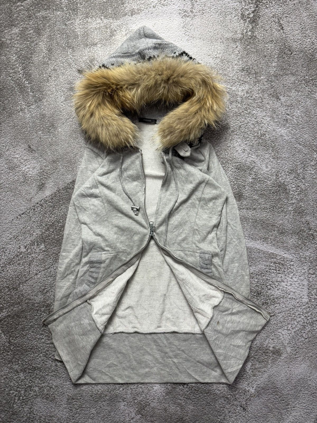 If Six Was Nine FOGGIA FUR HOODIE STYLE IFSIXWASNINE LGB Size US XS / EU 42 / 0 - 3 Thumbnail