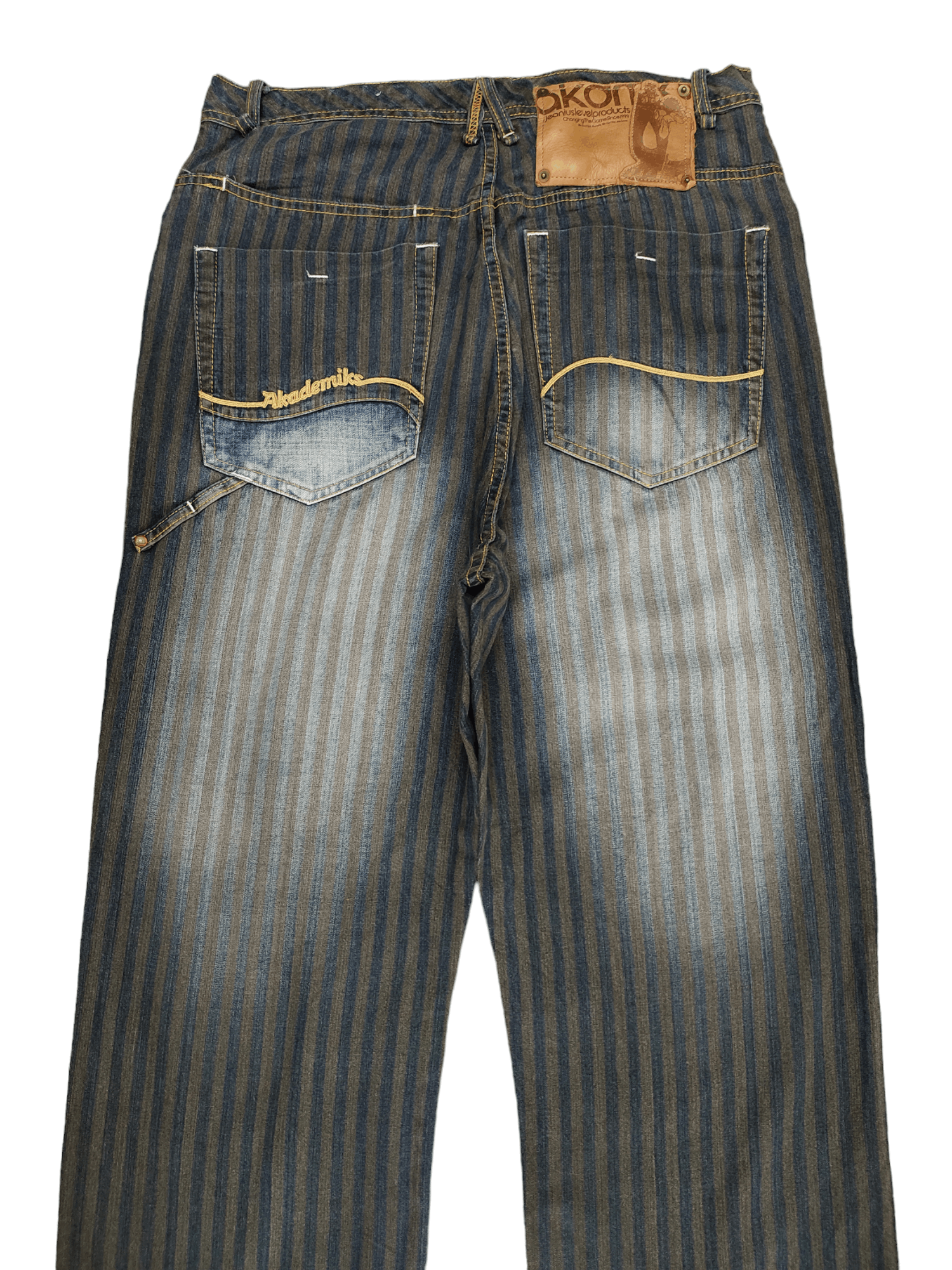 Akademiks Baggy Jeans Akedamiks Denim Wide Leg Y2k Jnco Streetwear Size US 34 / EU 50 - 2 Thumbnail