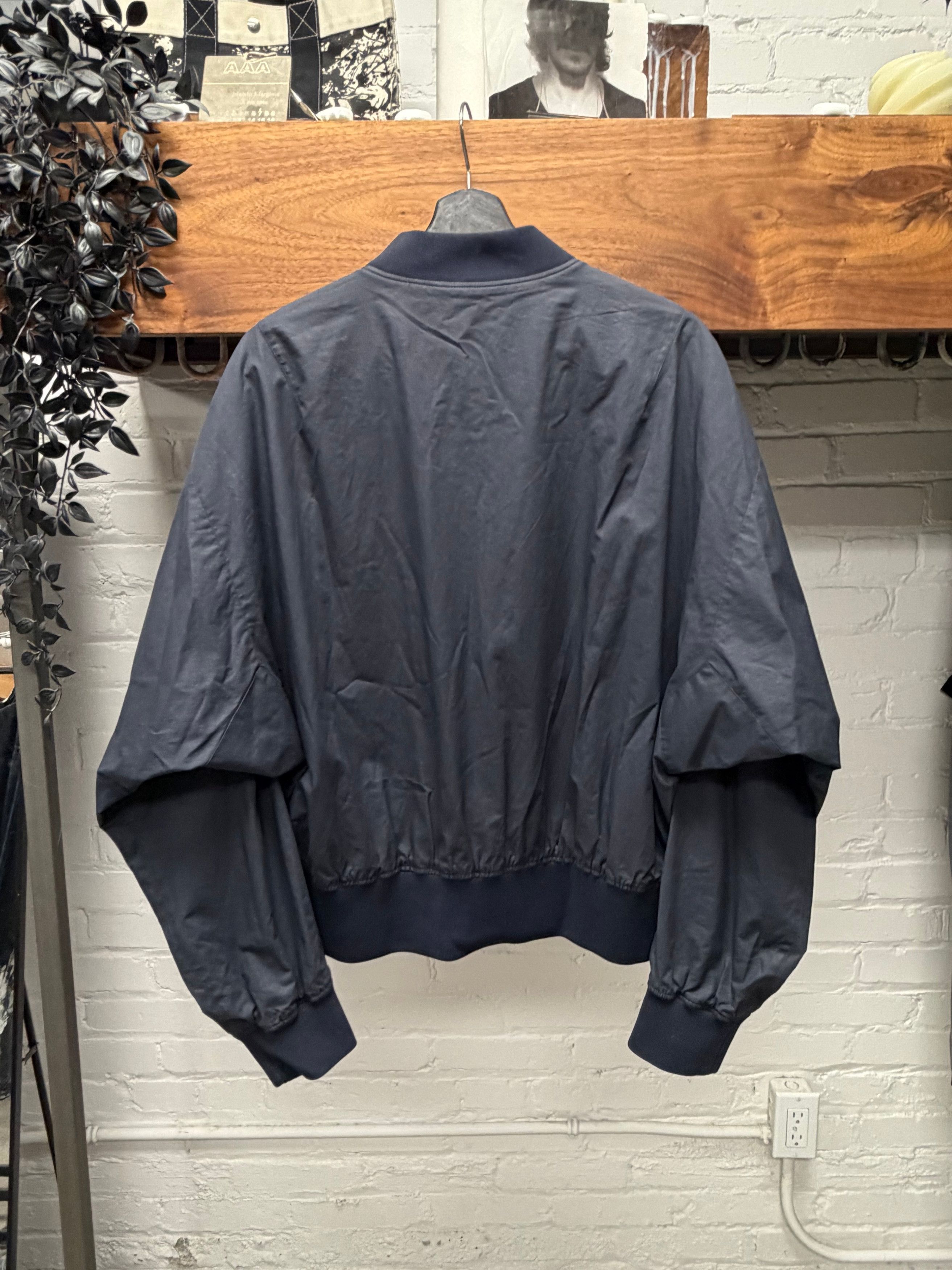 Jil Sander Jil Sander Military Inspired Navy Blue ‘Shell’ Light Bomber Jacket Size US M / EU 48-50 / 2 - 4 Thumbnail
