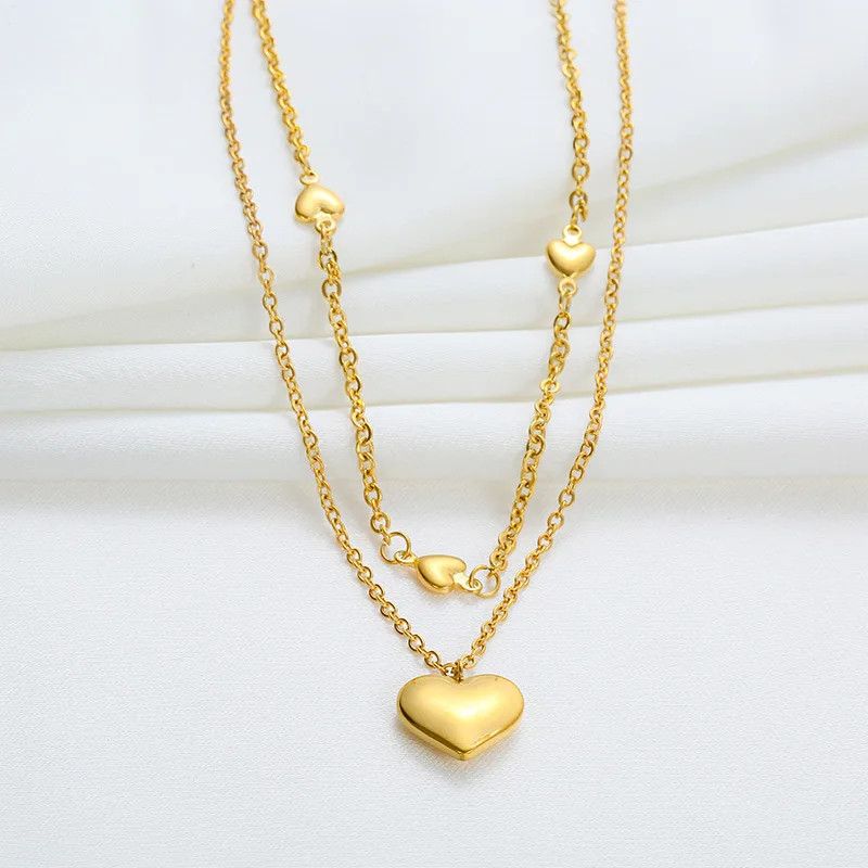 Jewelry × Vintage 2 Layer Lovers necklace Size ONE SIZE - 1 Thumbnail