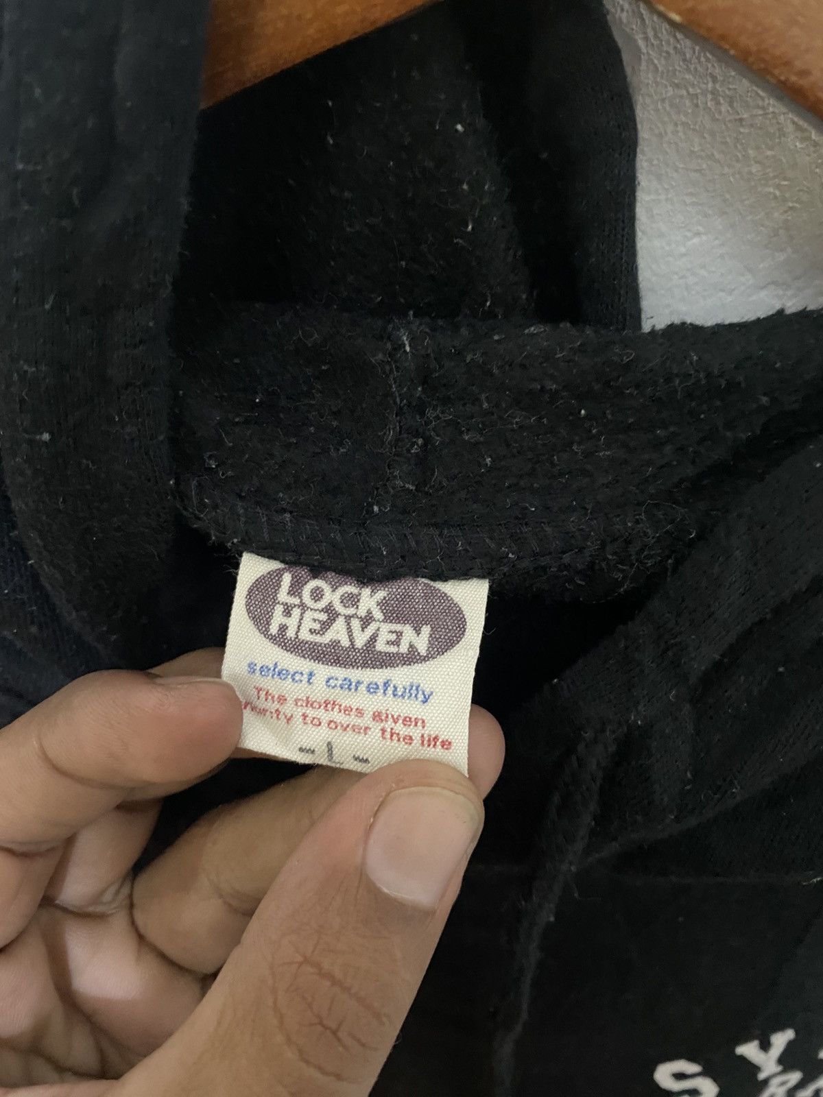 Japanese Brand Lock heaven back hit hoodie very rare Size US L / EU 52-54 / 3 - 4 Thumbnail