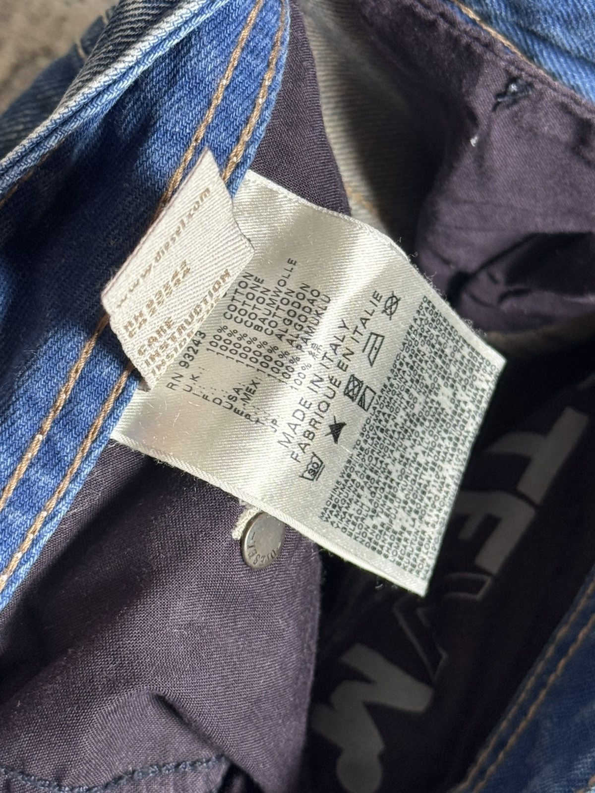 Diesel Diesel 33/32 Safado denim pants jeans trousers Y2K vintage Size US 33 - 12 Thumbnail