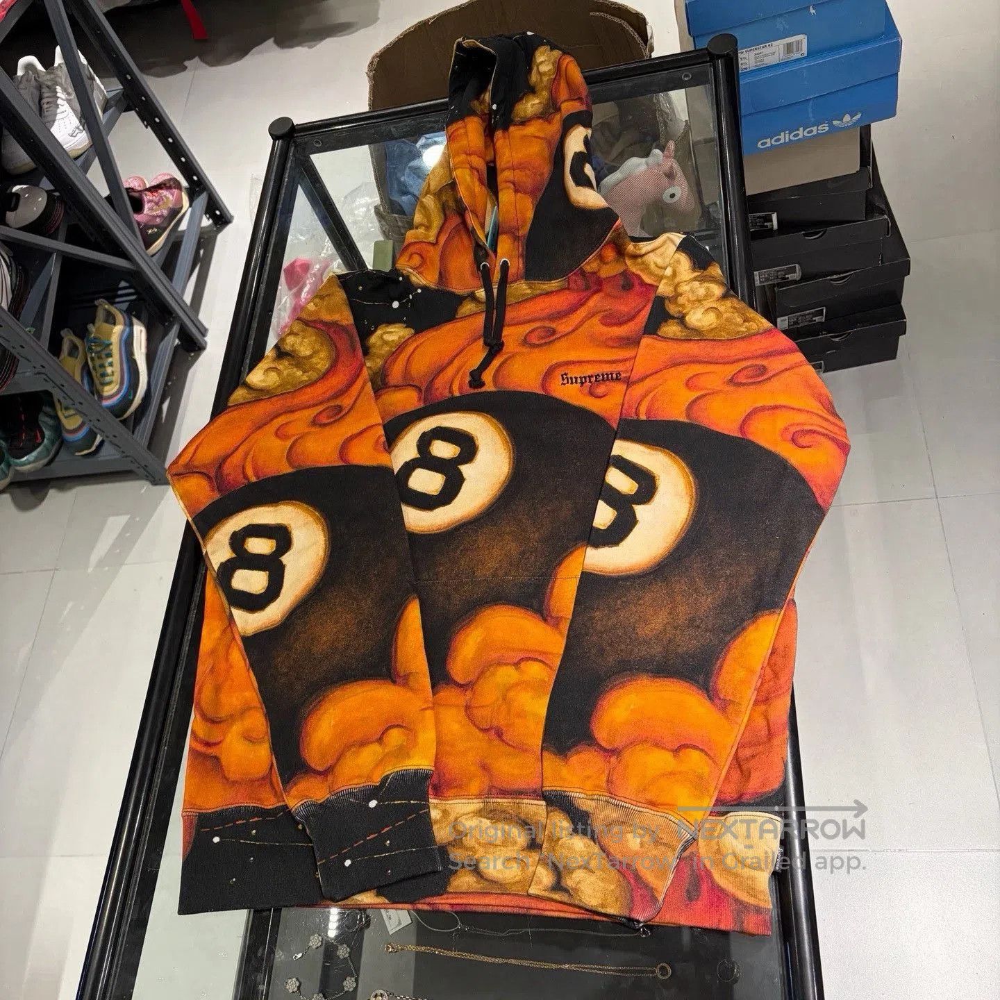 Supreme Supreme FW19 Martin Wong 8-Ball Hooded Sweatshirt. Size US M / EU 48-50 / 2 - 5 Thumbnail