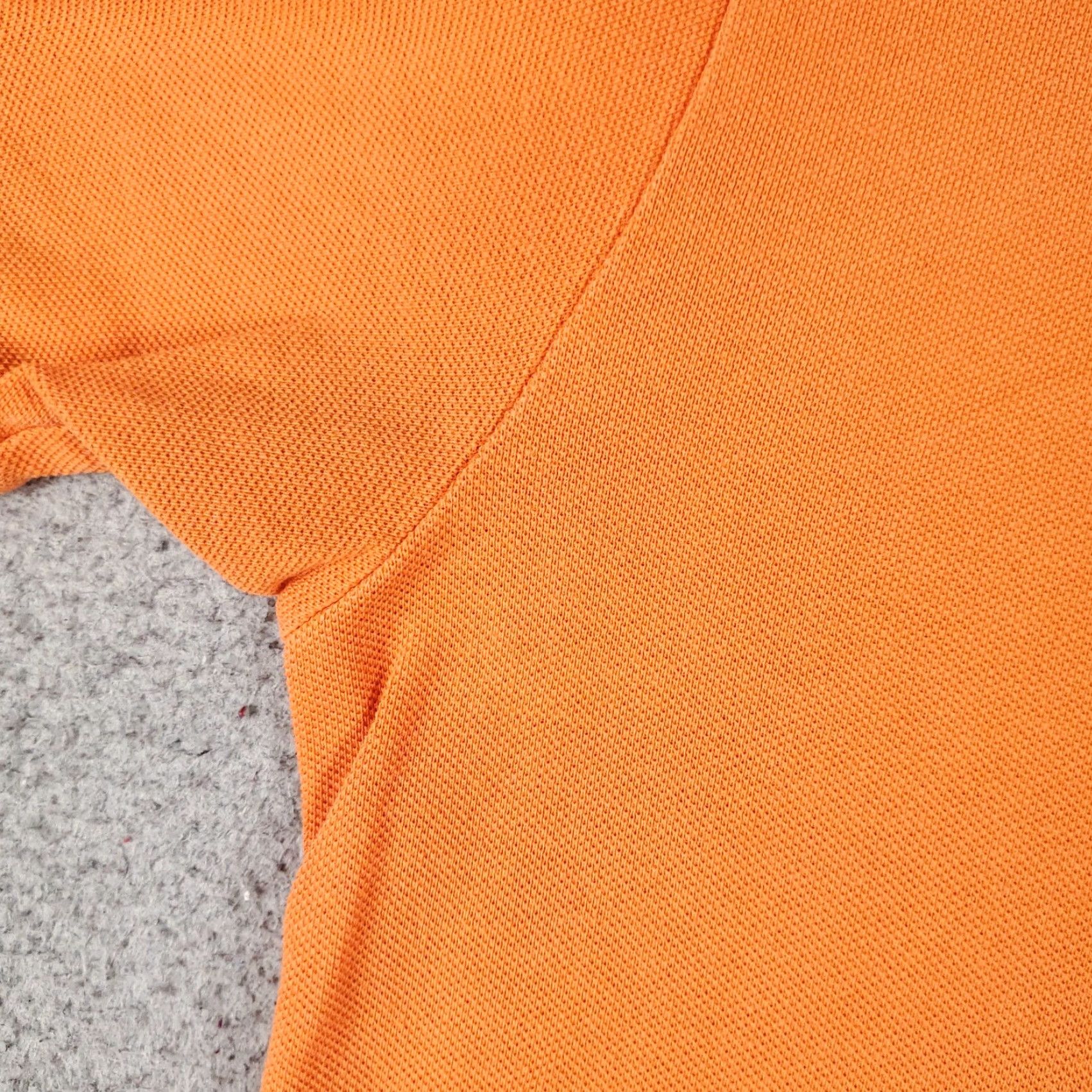 Ralph Lauren Ralph Lauren Polo Shirt Mens M Orange Solid Polo Shirt Regular Fit Cotton Short Sleeve Button Collared Logo 90s Preppy Sports Mens Size US M / EU 48-50 / 2 - 6 Thumbnail
