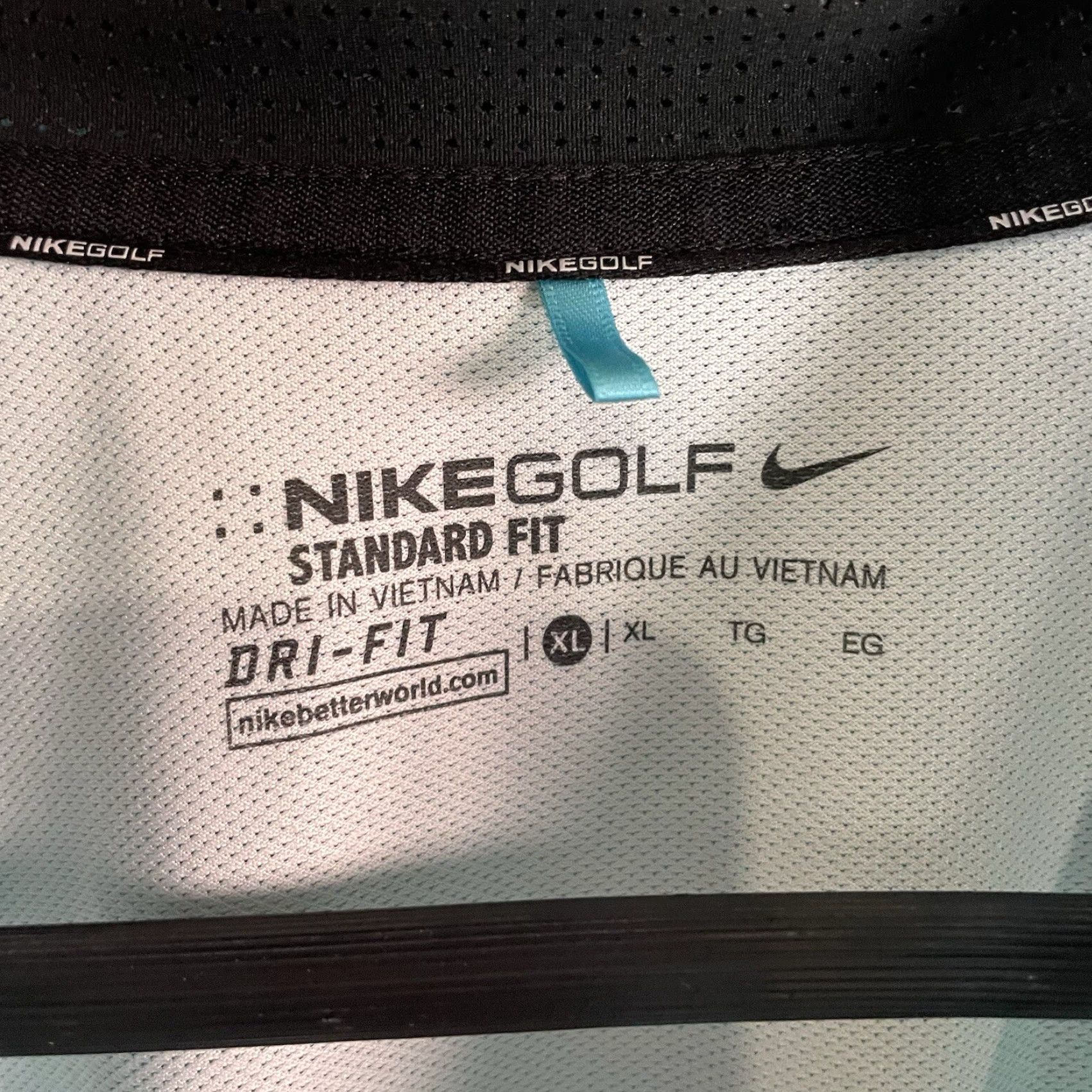 Nike Nike Golf Polo Shirt Blue Athletic Standard Fit Mens XL Size US XL / EU 56 / 4 - 4 Thumbnail