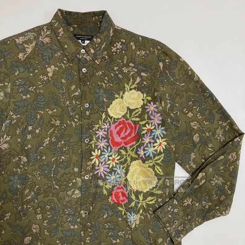Comme des Garcons Comme Des Garcons Embroidered Shirt Size US XS / EU 42 / 0 - 4 Thumbnail