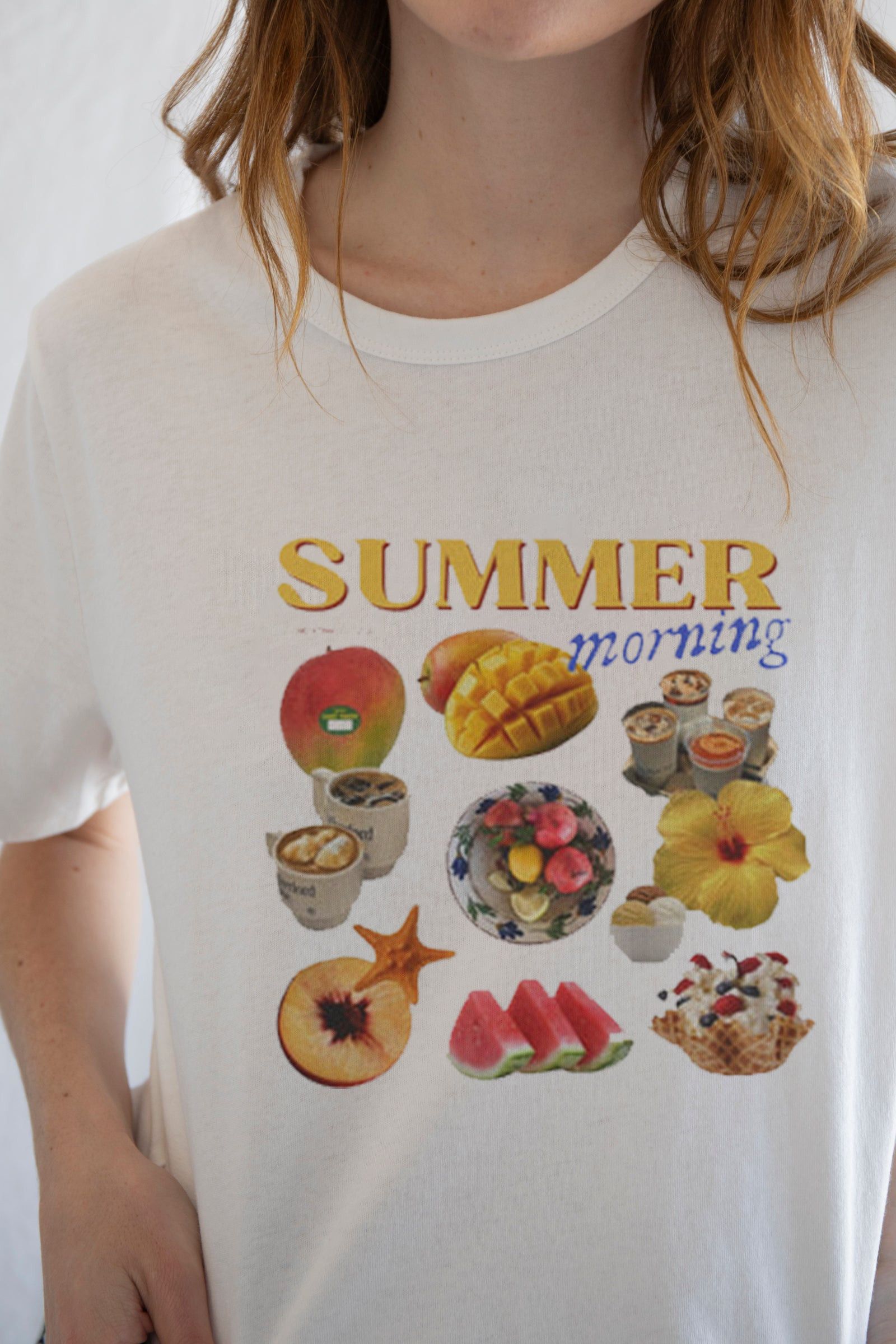 Vintage Summer Morning T-Shirt – Aesthetic Sunrise Graphic Tee Size S / US 4 / IT 40 - 4 Thumbnail