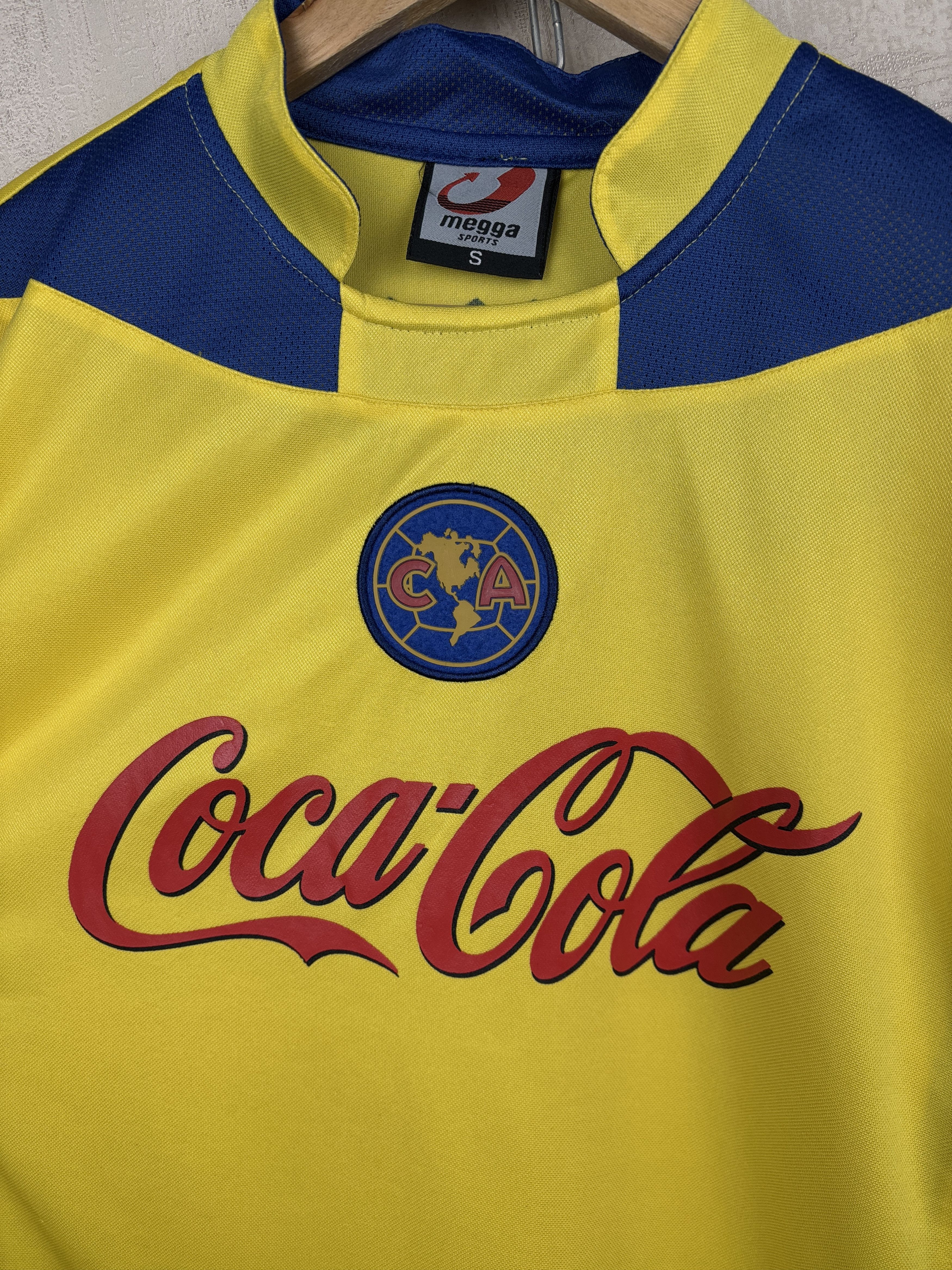 Coca Cola × Vintage CA Club America Vintage Soccer Jersey Blockcore Size US S / EU 44-46 / 1 - 5 Thumbnail