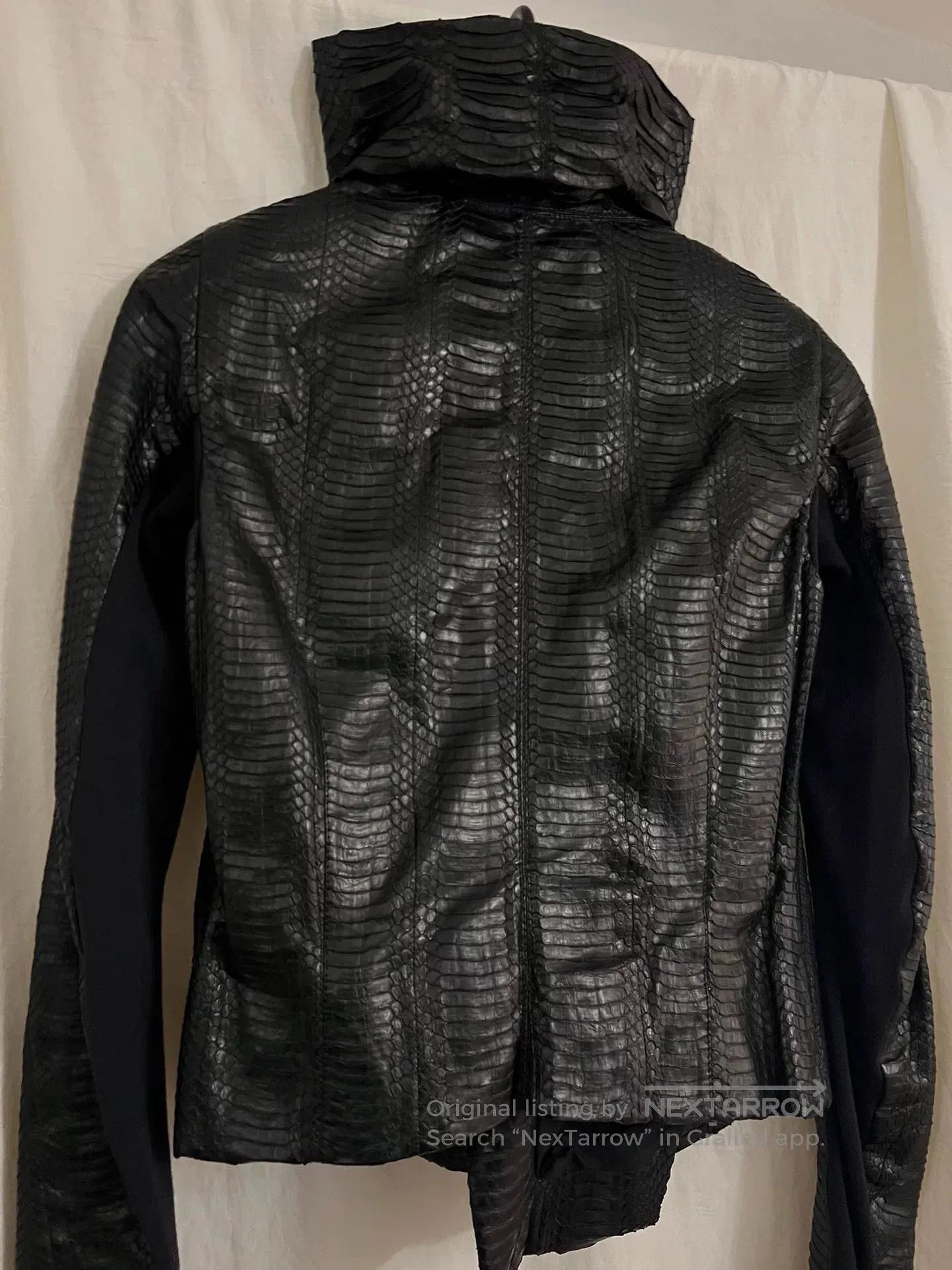 Rick Owens rare rick owens snakeskin motorcycle jacket. Size M / US 6-8 / IT 42-44 - 3 Thumbnail