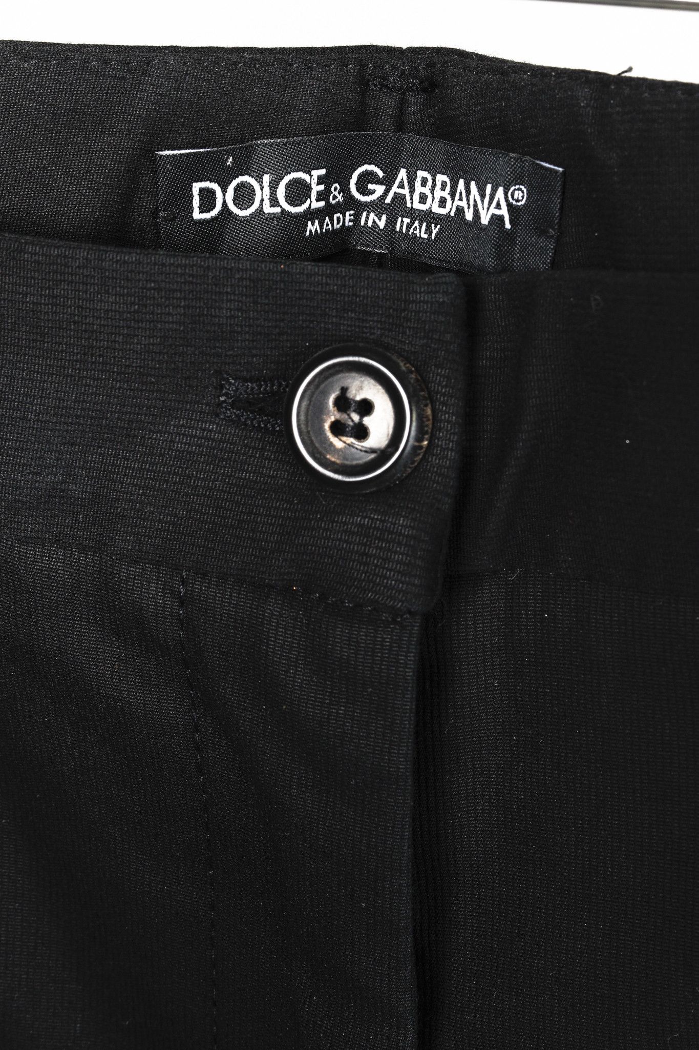 Dolce & Gabbana Dolce & Gabbana Black Chino Pants Size US 32 / EU 48 - 4 Thumbnail