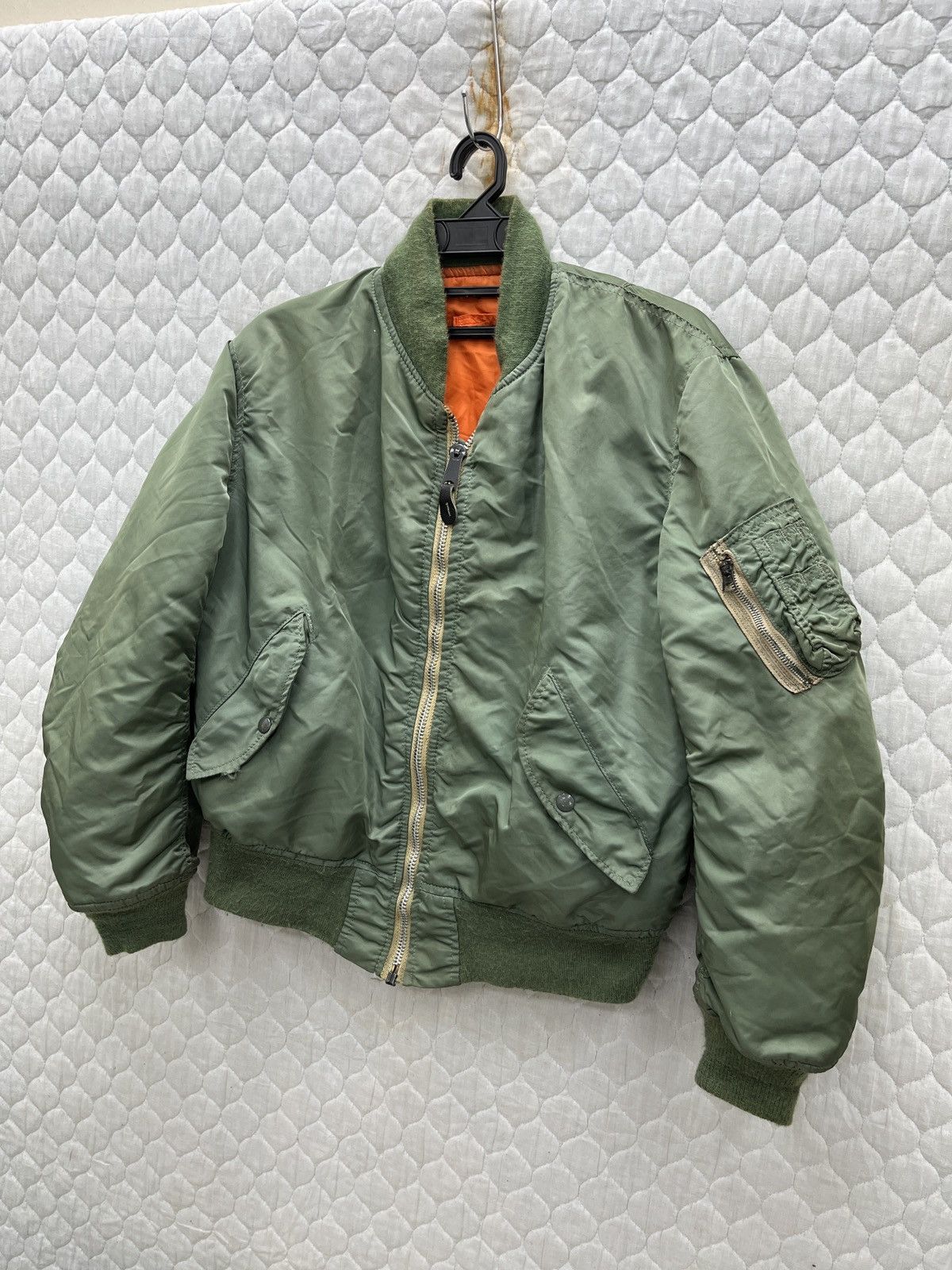 Alpha Industries 🔥🔥🔥STEALS VTG ALPHA INDUSTRIES MA-1 JACKET Size US S / EU 44-46 / 1 - 3 Thumbnail