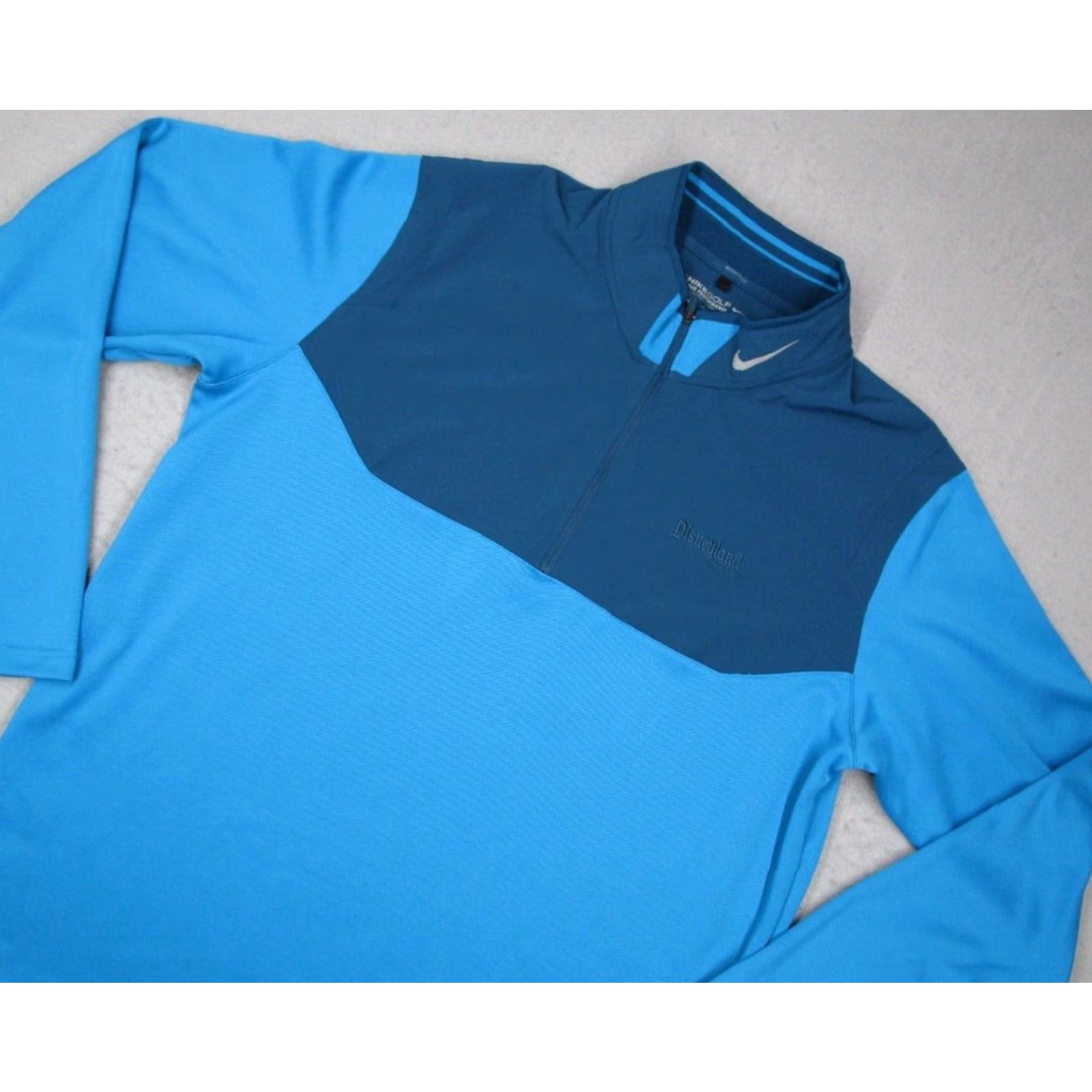Nike Nike Golf Jacket Mens XL Blue Dri-Fit 1/4 Zip Pullover Disneyland Resort Size US XL / EU 56 / 4 - 2 Thumbnail