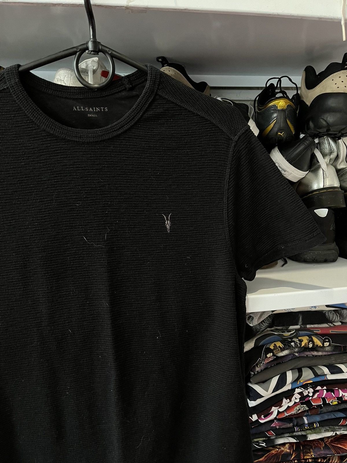 Allsaints Vintage AllSaints T-Shirt Black Men Size S Y2K Size US S / EU 44-46 / 1 - 4 Thumbnail