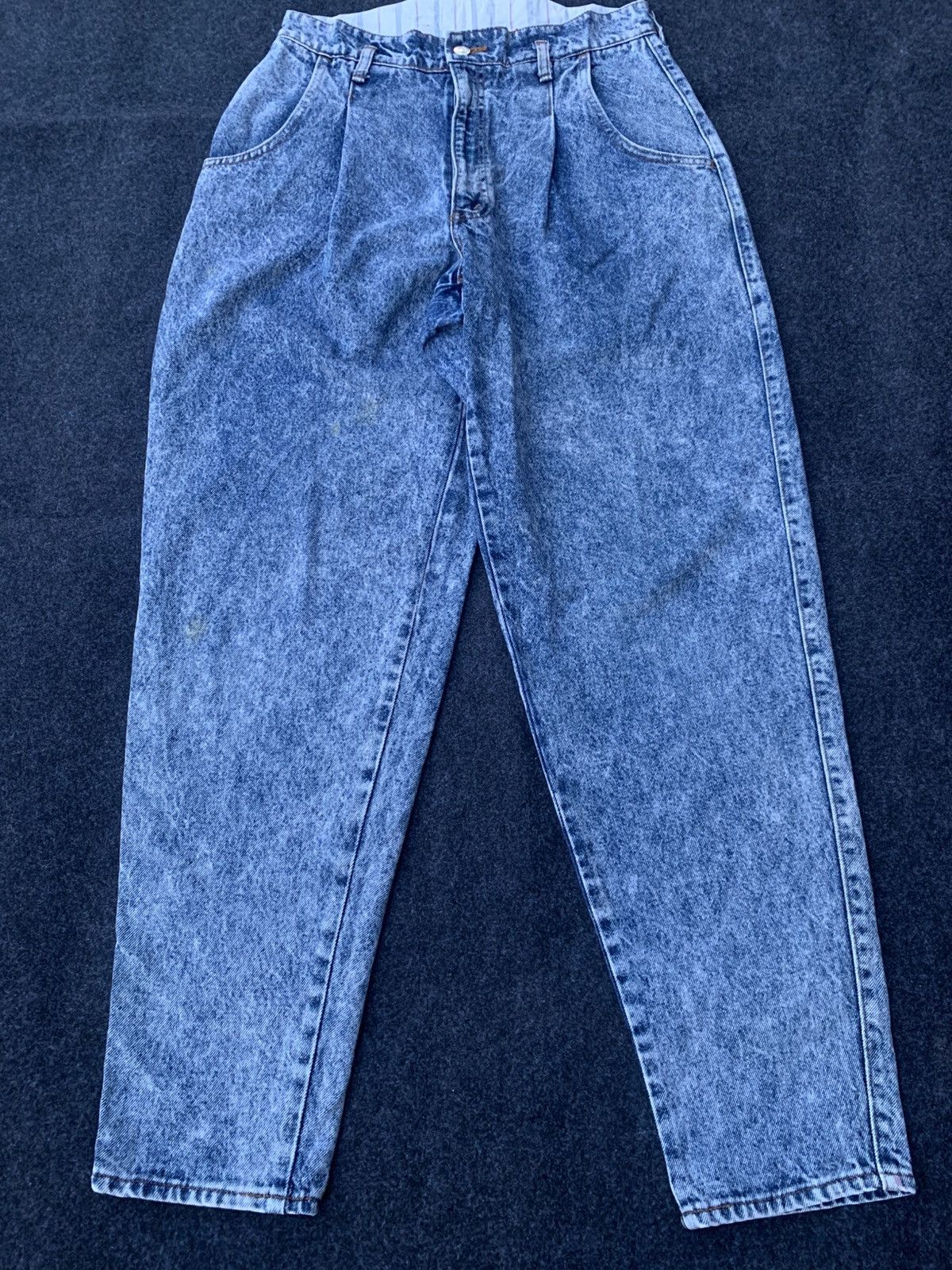 Japanese Brand Vintage Bobson ultra wide acid wash jeans. Size US 29 - 2 Thumbnail