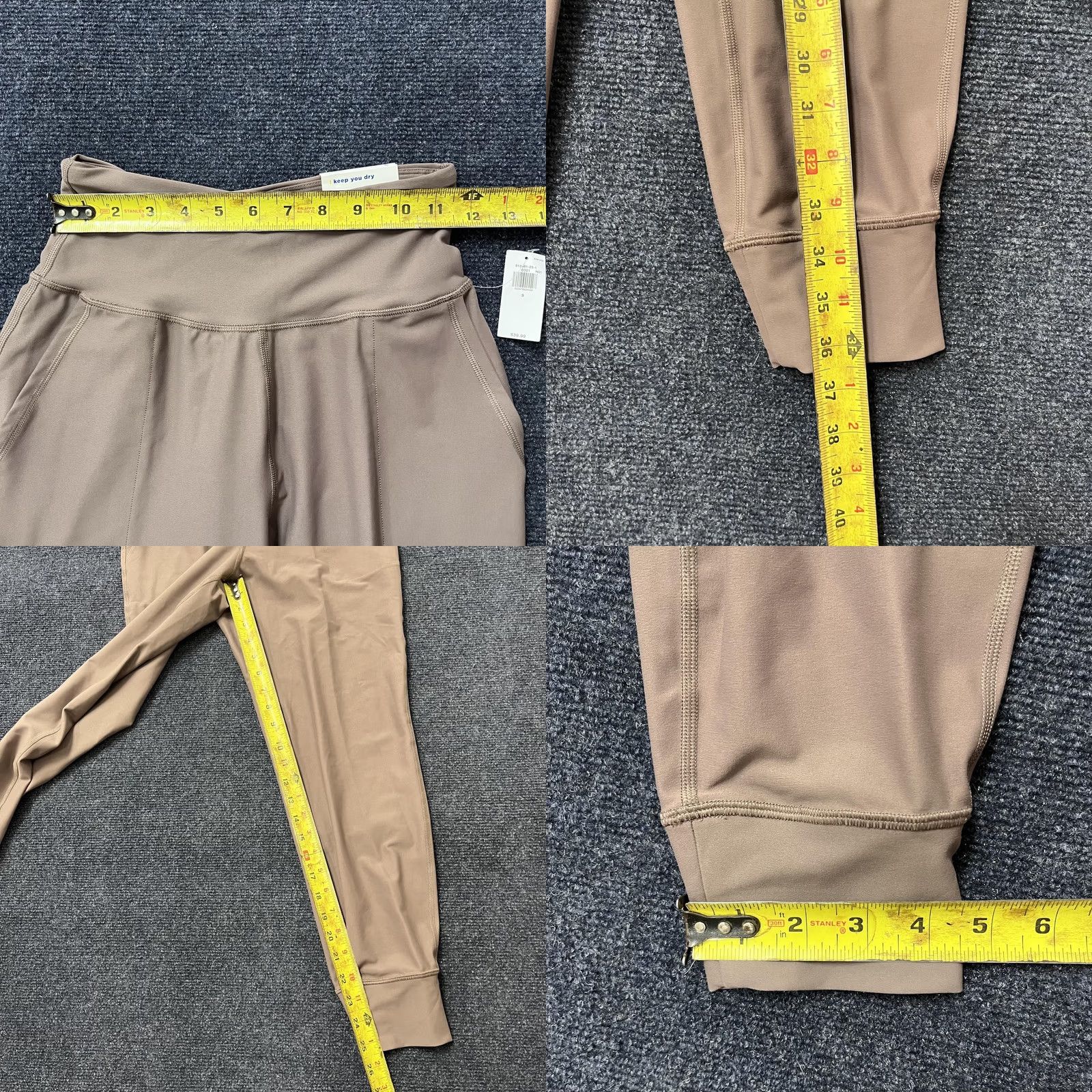 Old Navy Old Navy Active Powersoft Jogger Pants Womens Small Brown High Rise Ankle Yoga Size 28" / US 6 / IT 42 - 8 Thumbnail